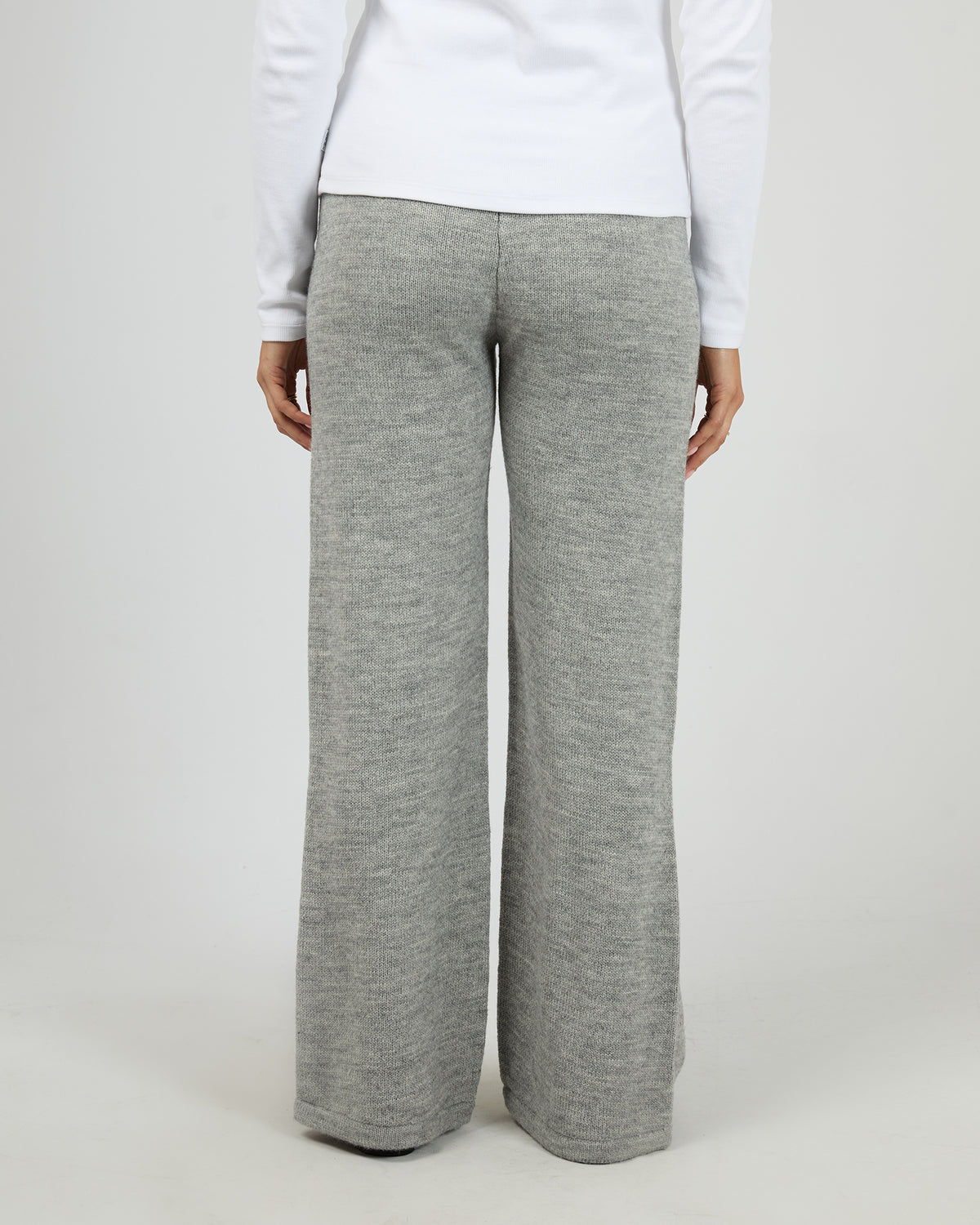 Lotus Knit Pant Grey Marle