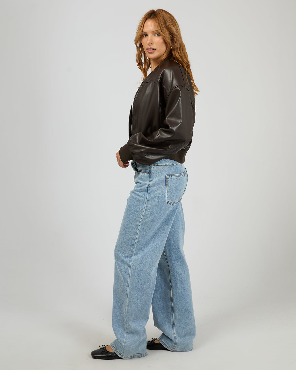 Luxe Bomber Jacket Chocolate