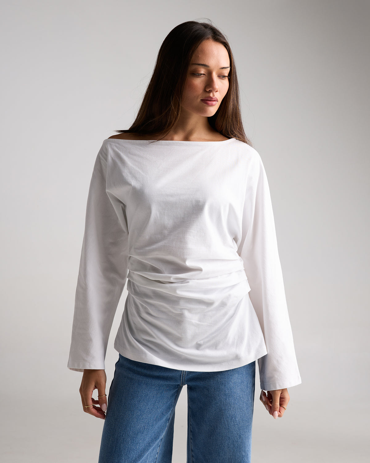 Soho Long Sleeve Tee White