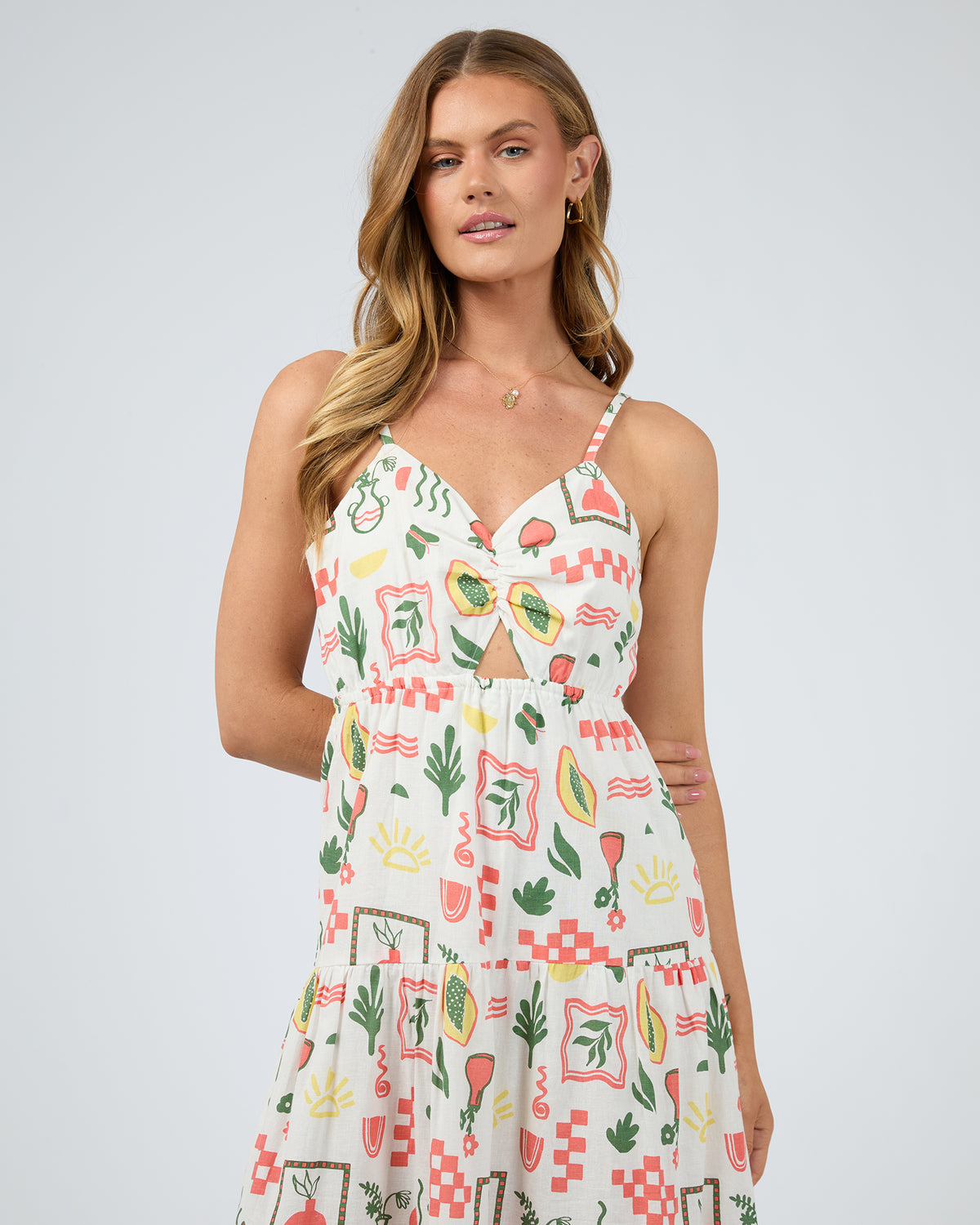 Valencia Print Maxi Dress