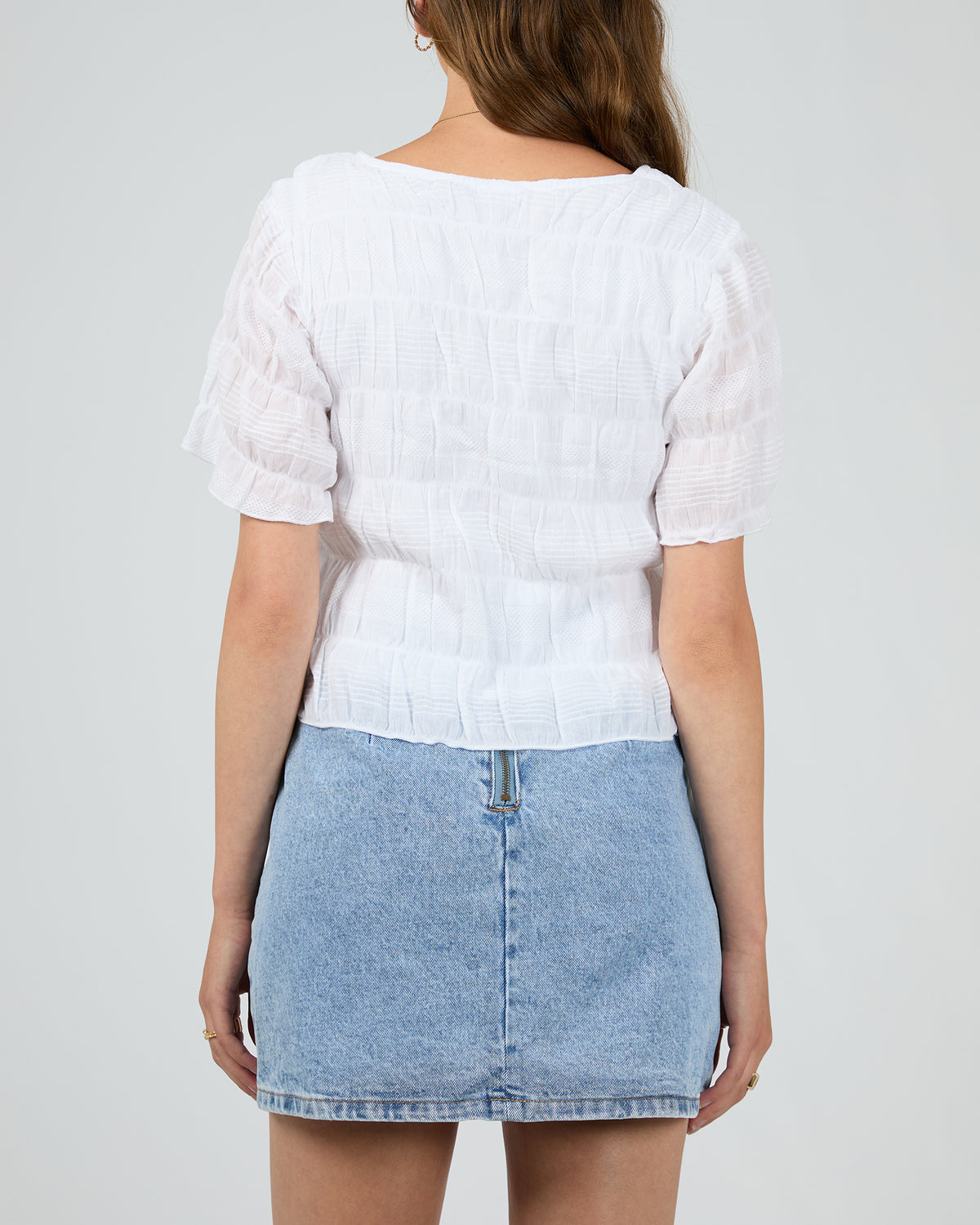 Maude Short Sleeve Shirt White