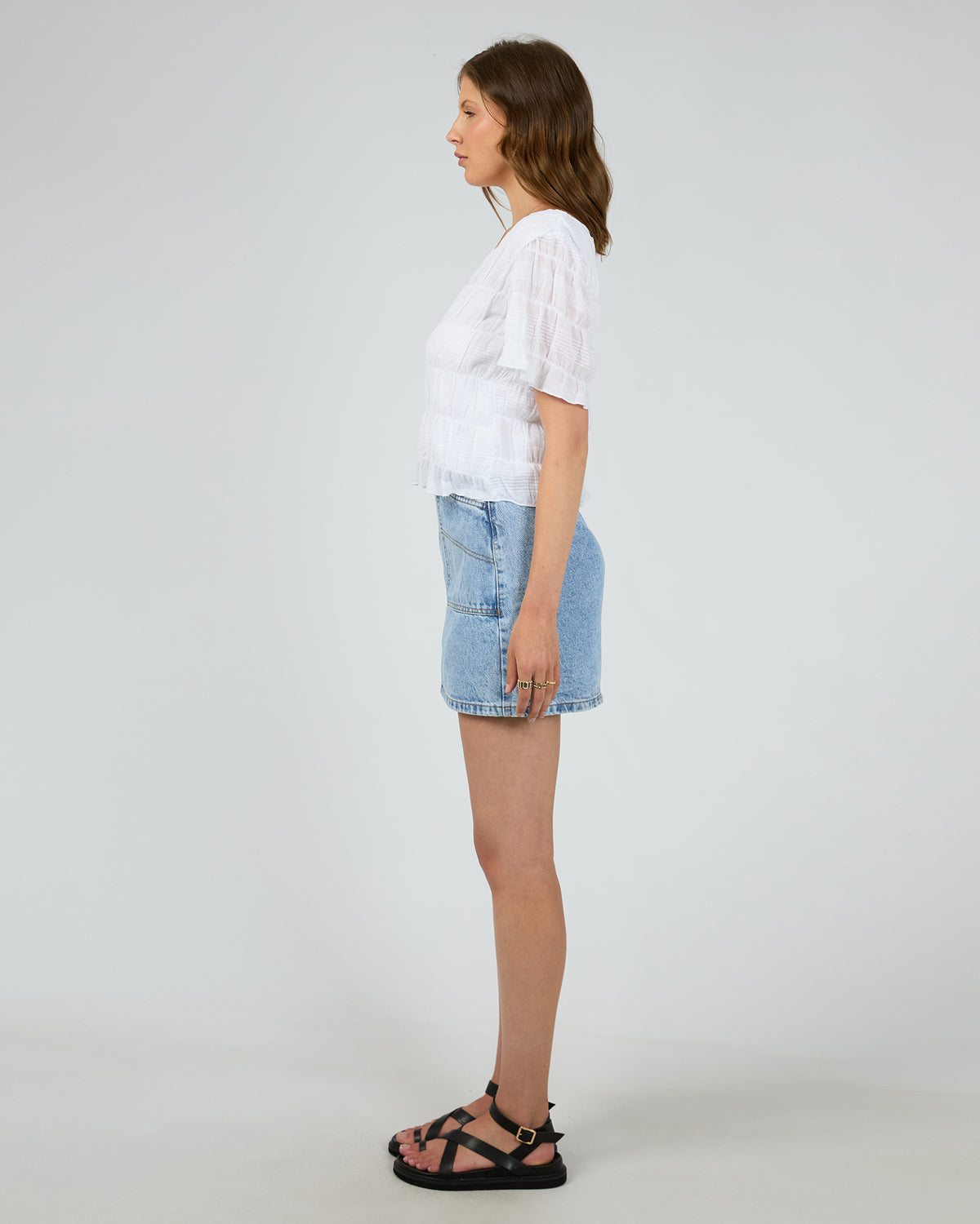 Maude Short Sleeve Shirt White