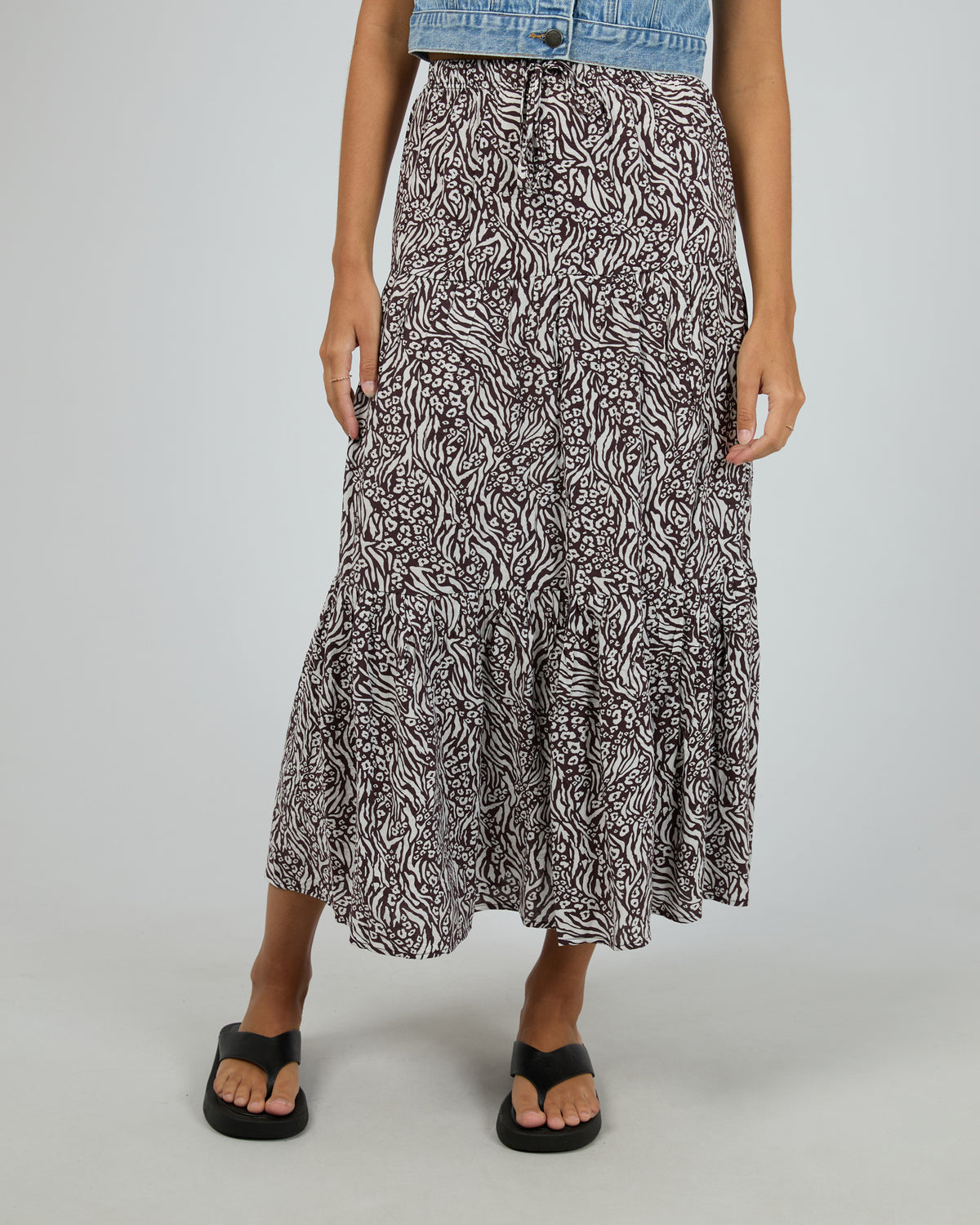 Mika Maxi Skirt Print