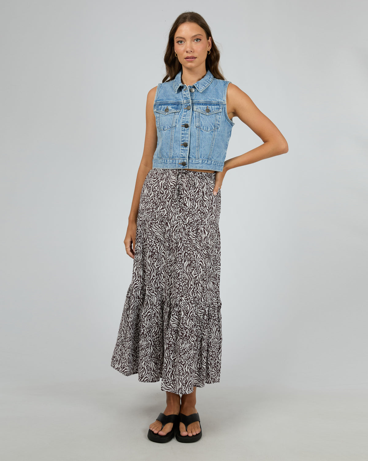 Mika Maxi Skirt Print