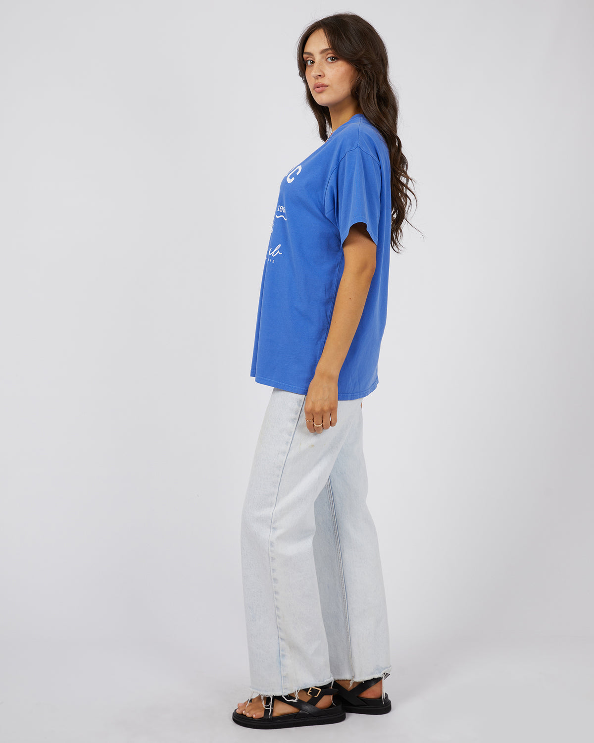 Pacific Oversized Tee Blue