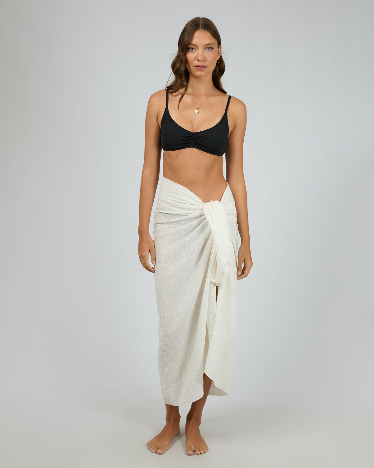 Chloe Maxi Sarong White