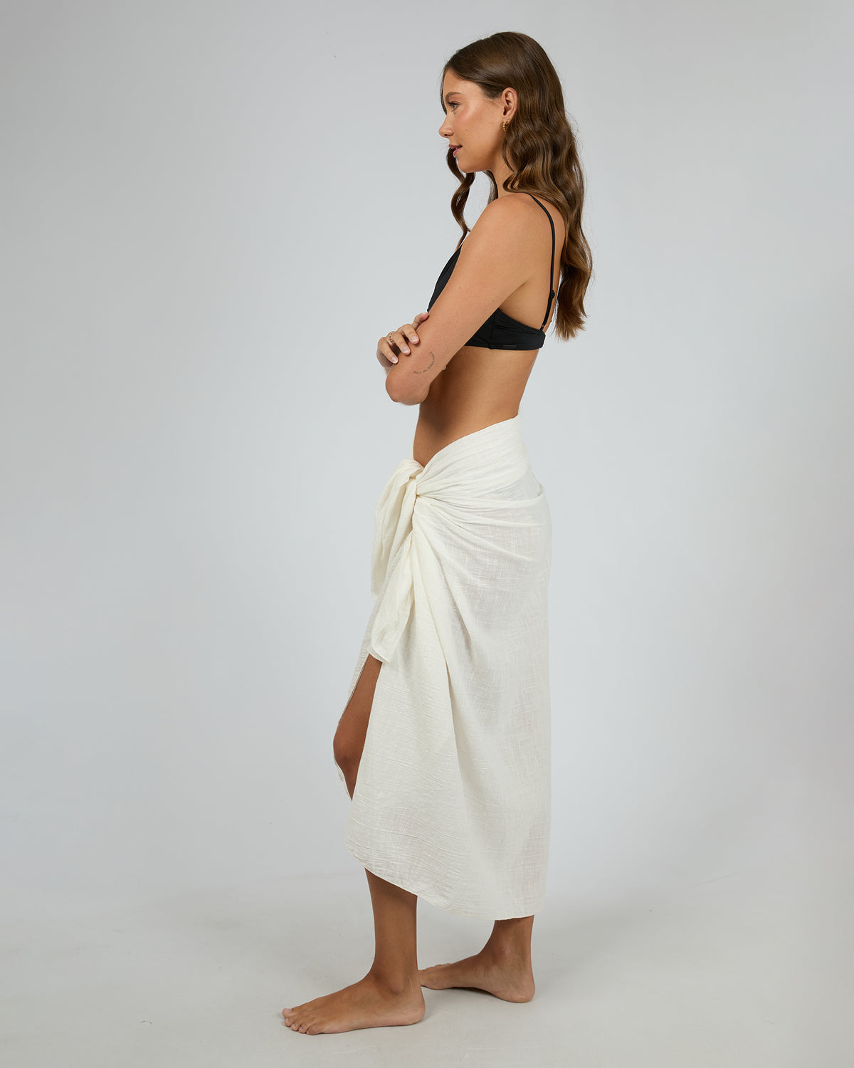 Chloe Maxi Sarong White