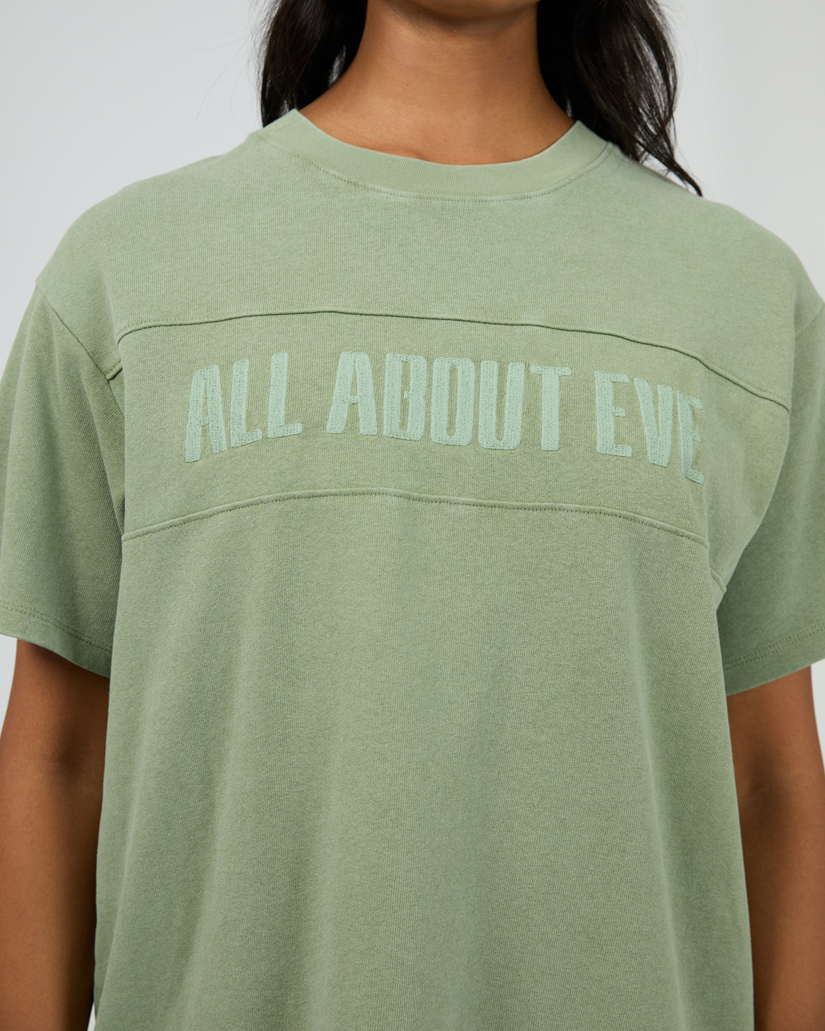 Vital Washed Oversized Tee Khaki