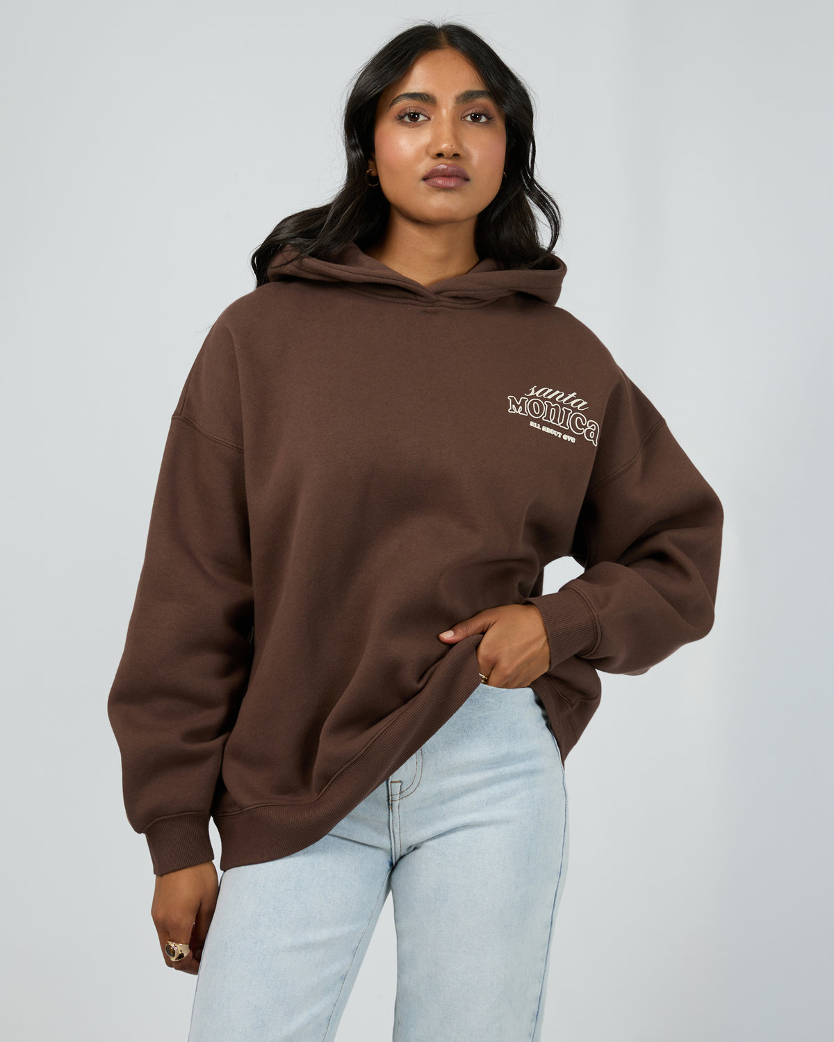 Better Days Hoodie Brown