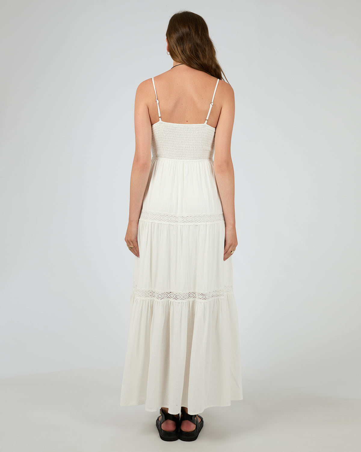 Toledo Maxi Dress Vintage White