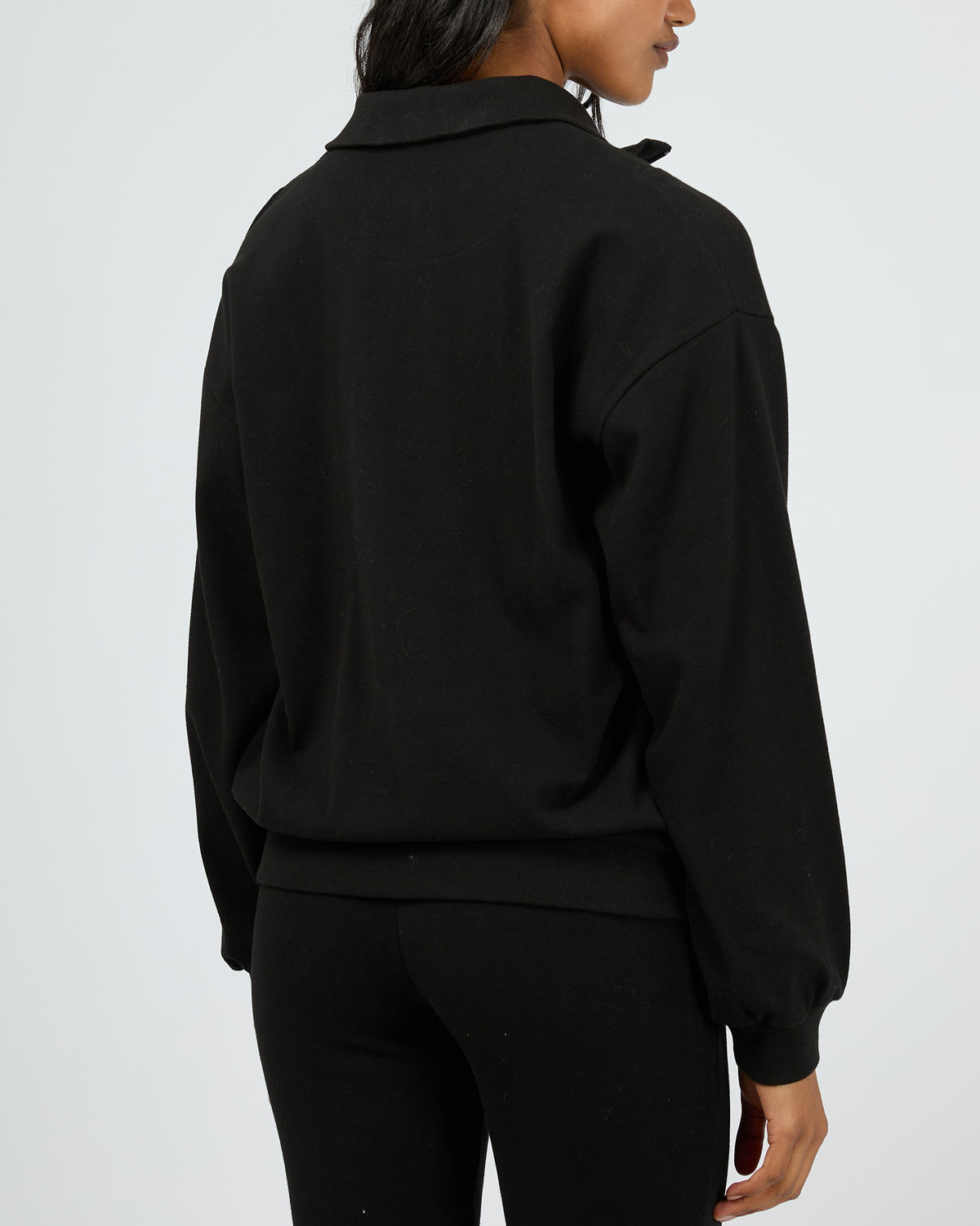Balance 1/4 Zip Black