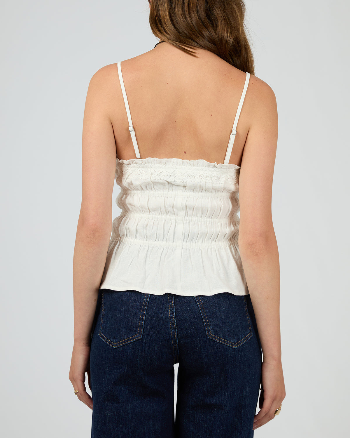 Toledo Top Vintage White