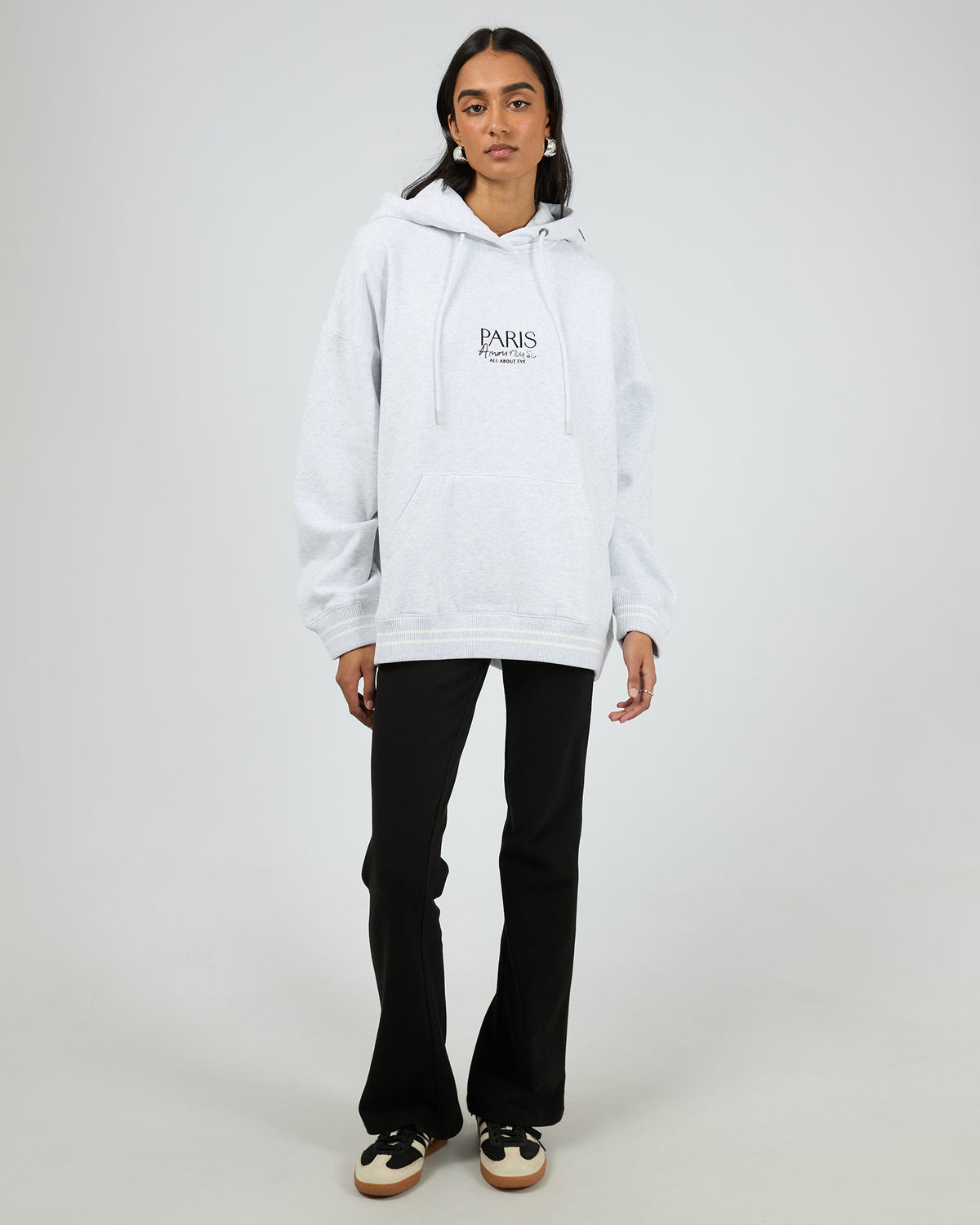 Wilder Relaxed Hoodie Snow Marle
