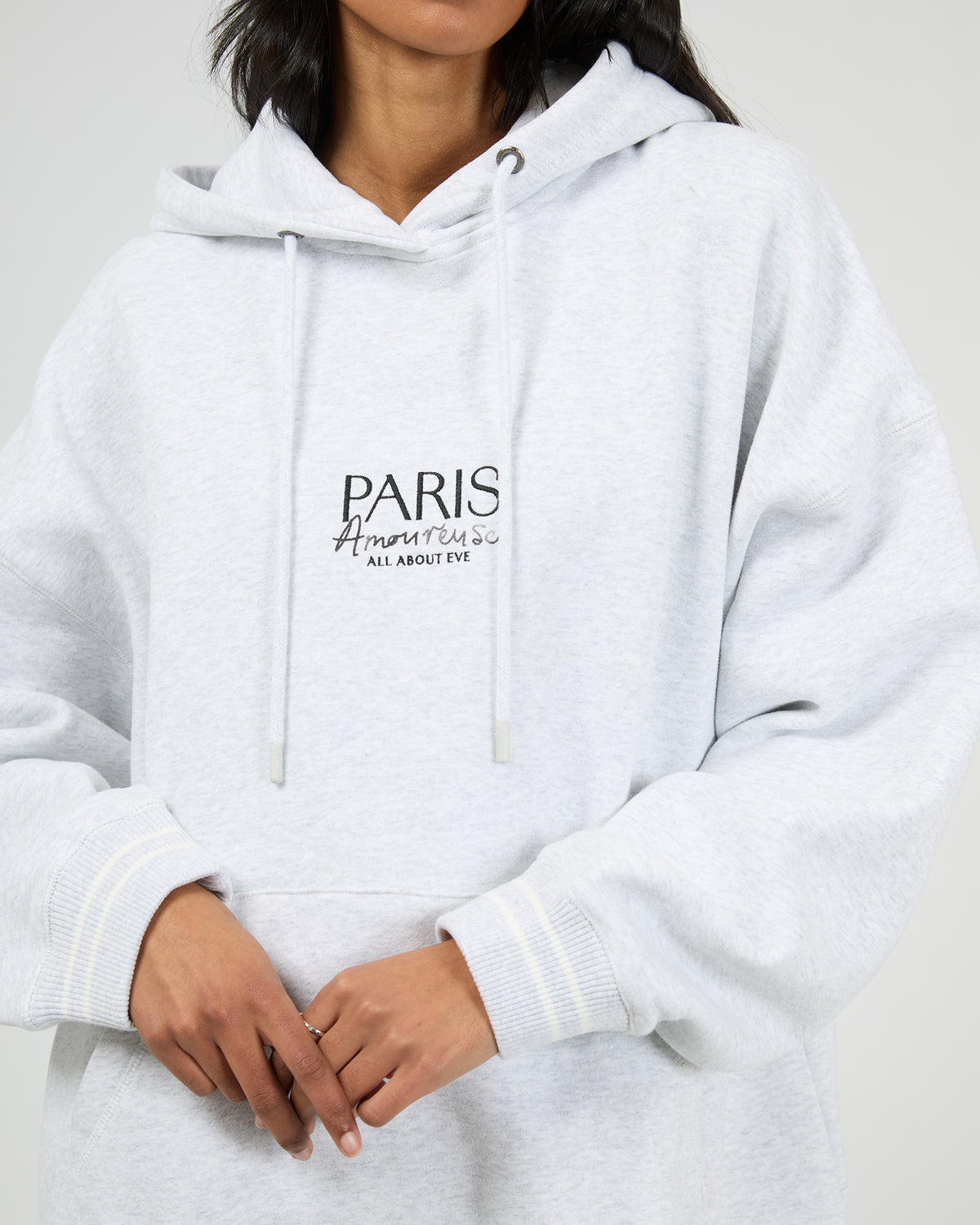 Wilder Relaxed Hoodie Snow Marle