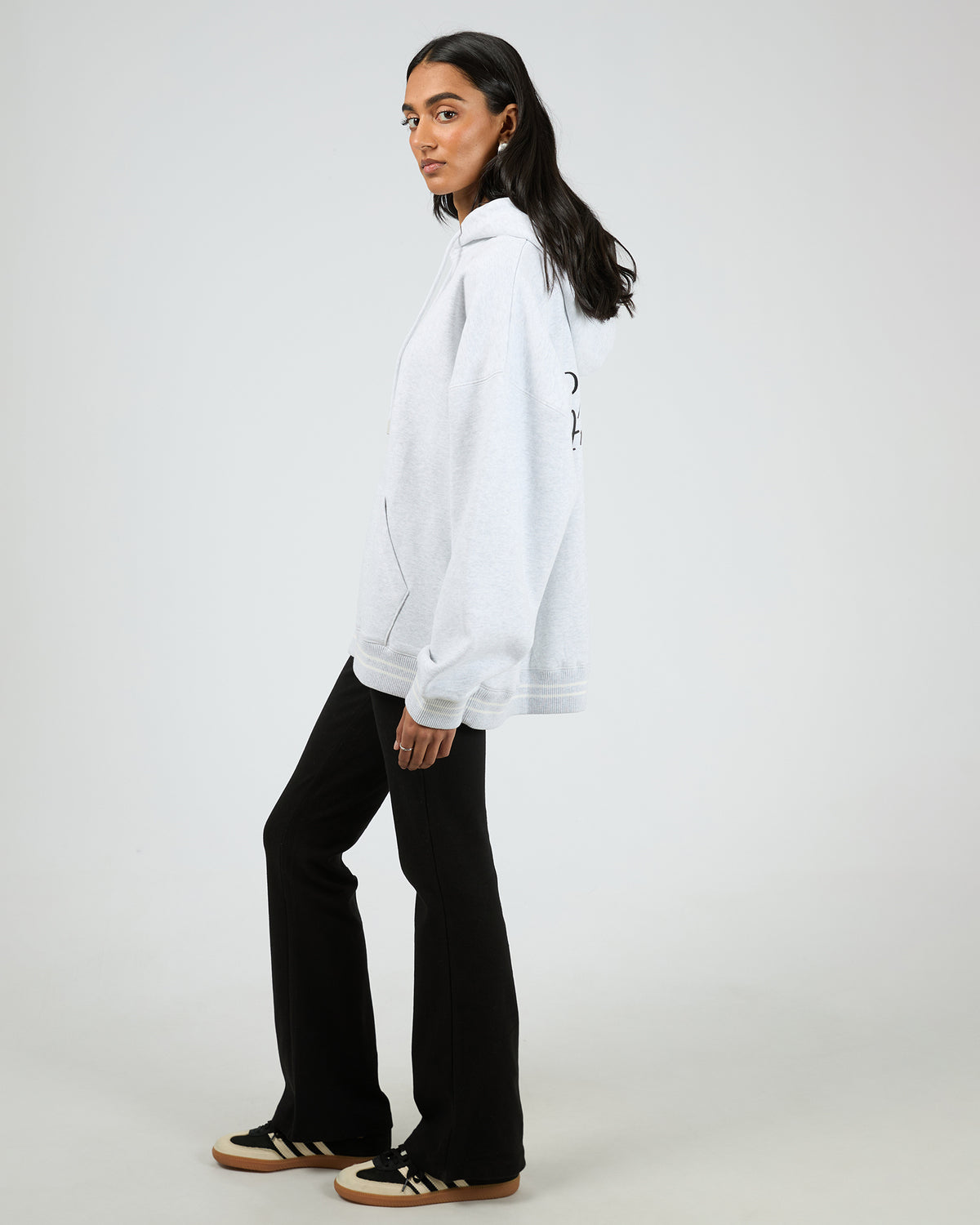 Wilder Relaxed Hoodie Snow Marle