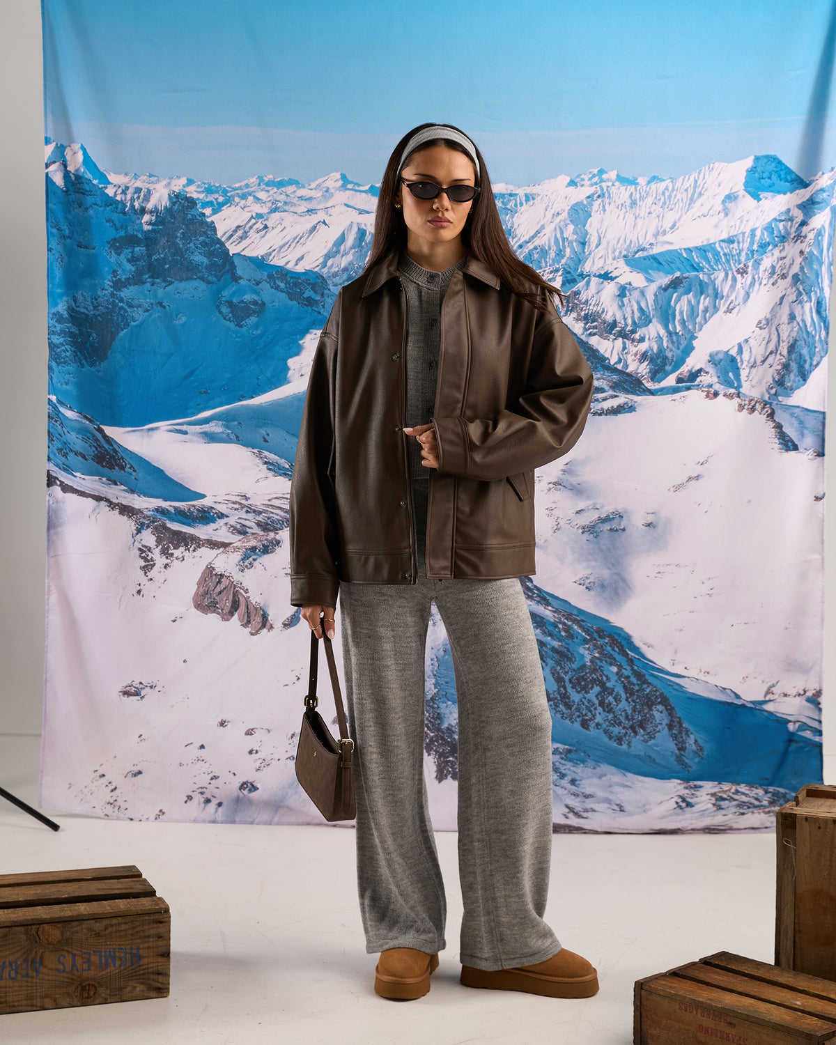 Alba Pu Bomber Brown