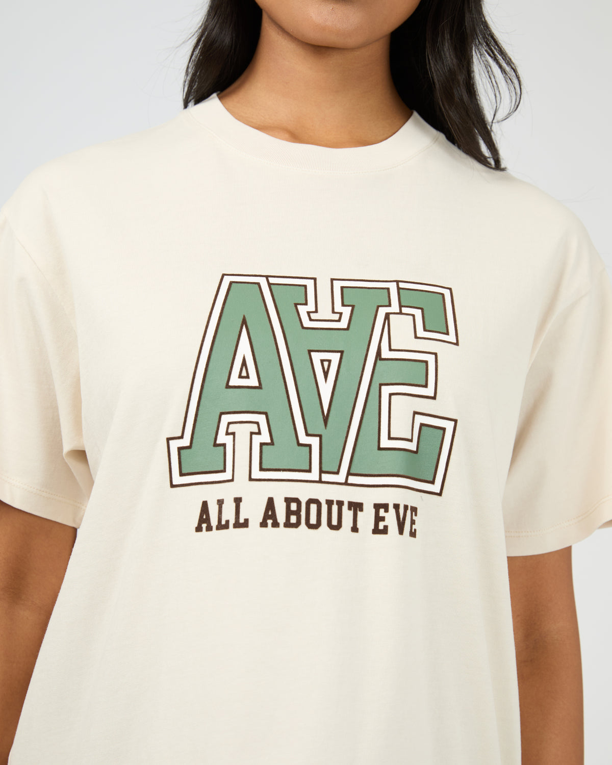 Monogram Relaxed Tee Vanilla