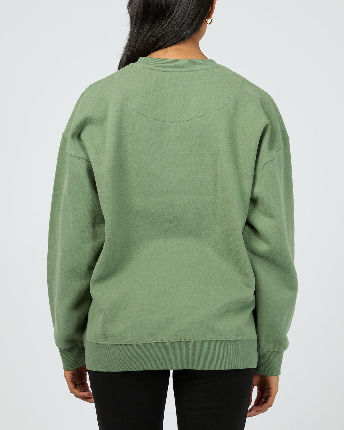 Avenue Relaxed Crew Khaki