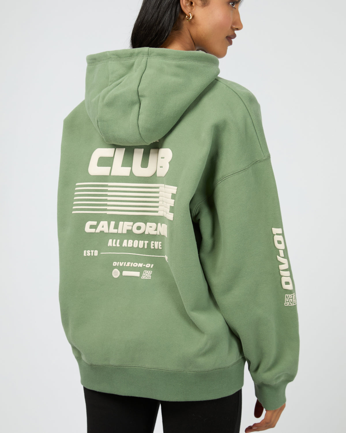Club Relaxed Hoodie Khaki