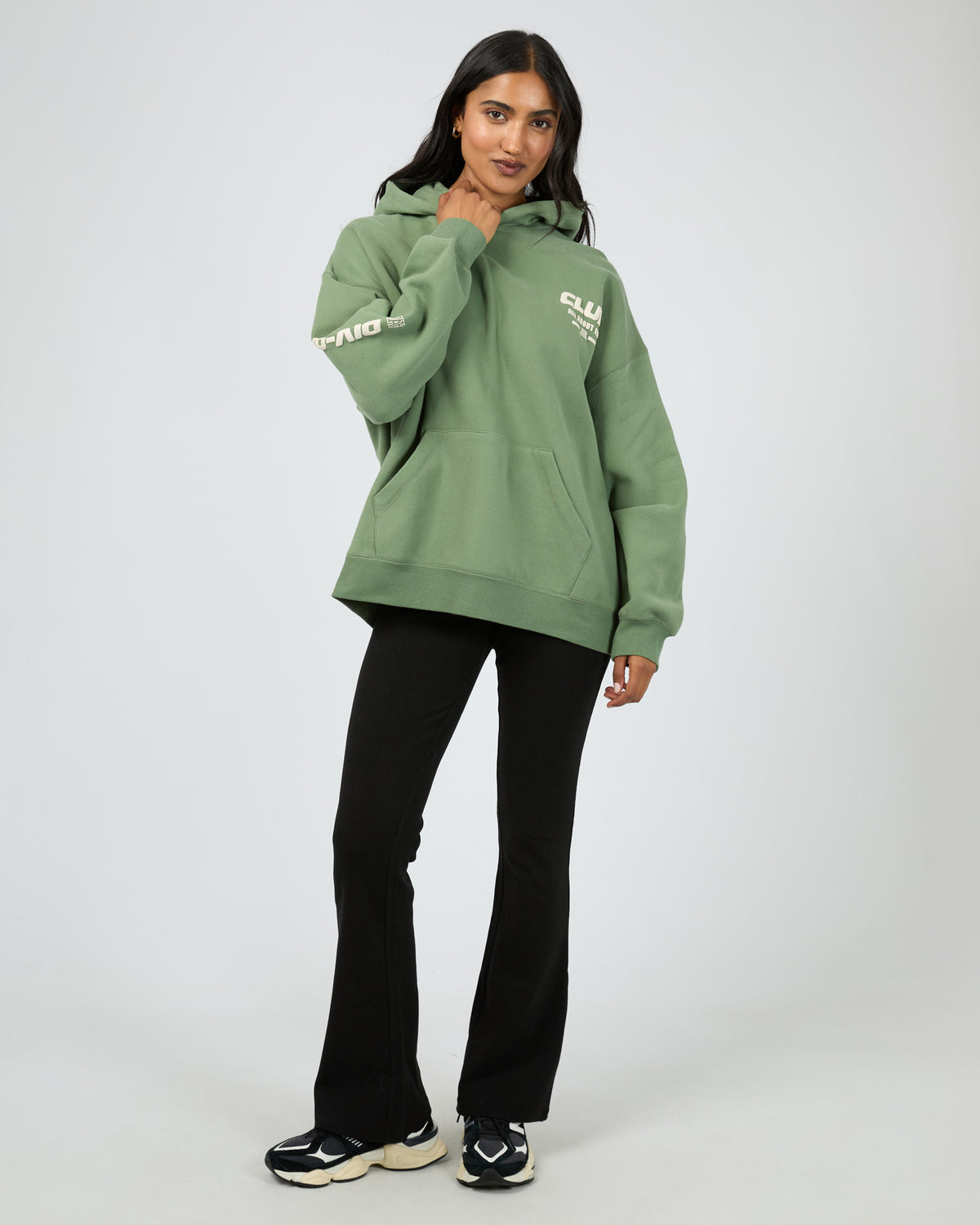 Club Relaxed Hoodie Khaki