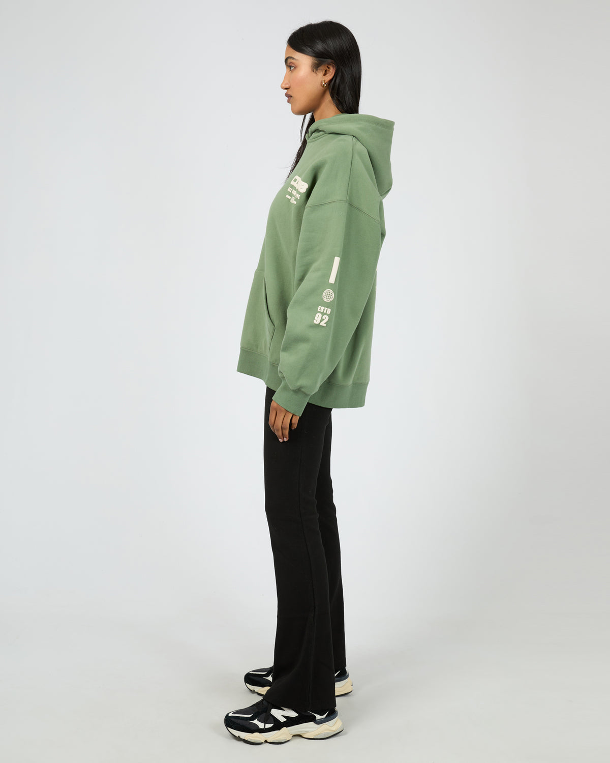 Club Relaxed Hoodie Khaki
