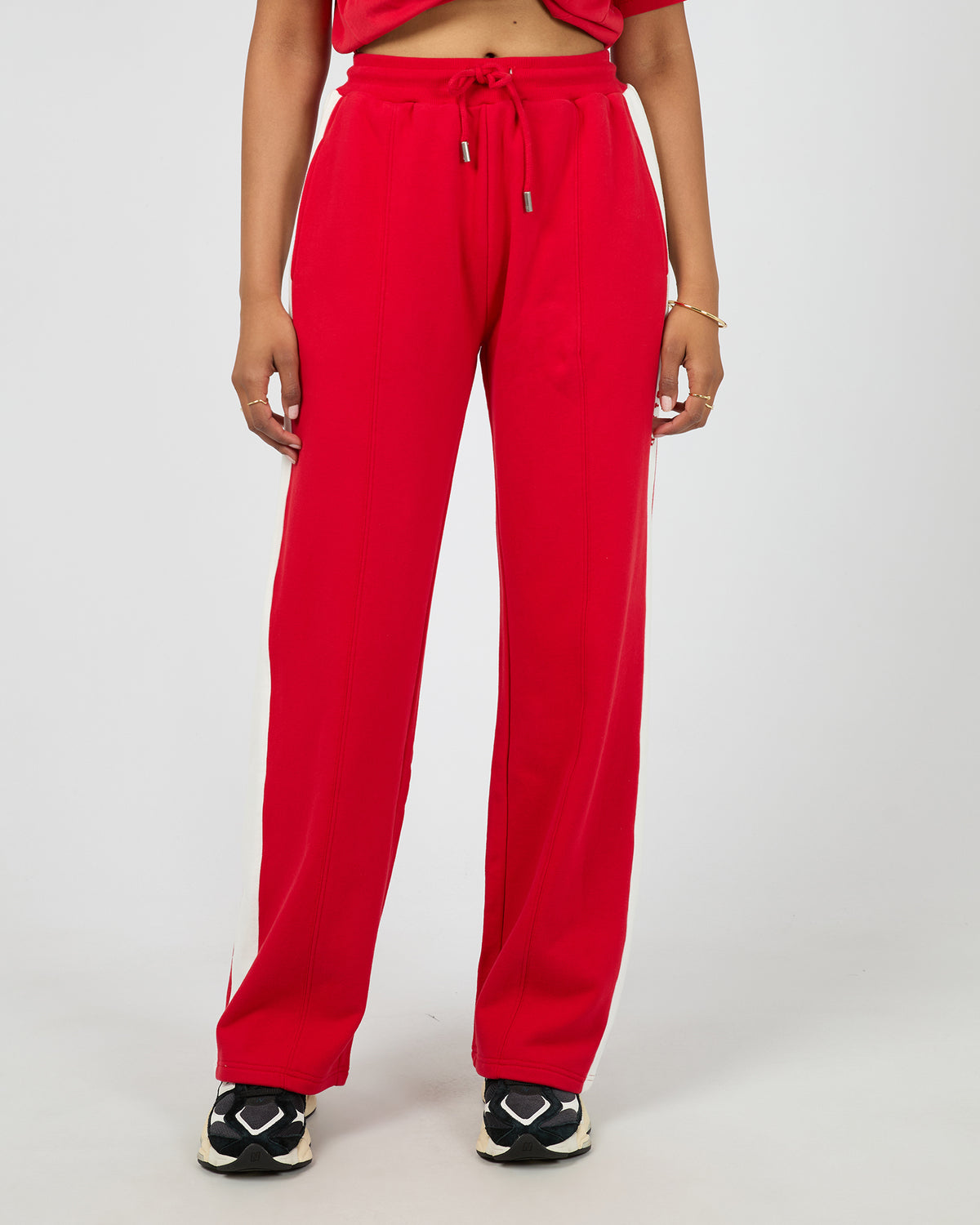 Archie Panel Pant Scarlet