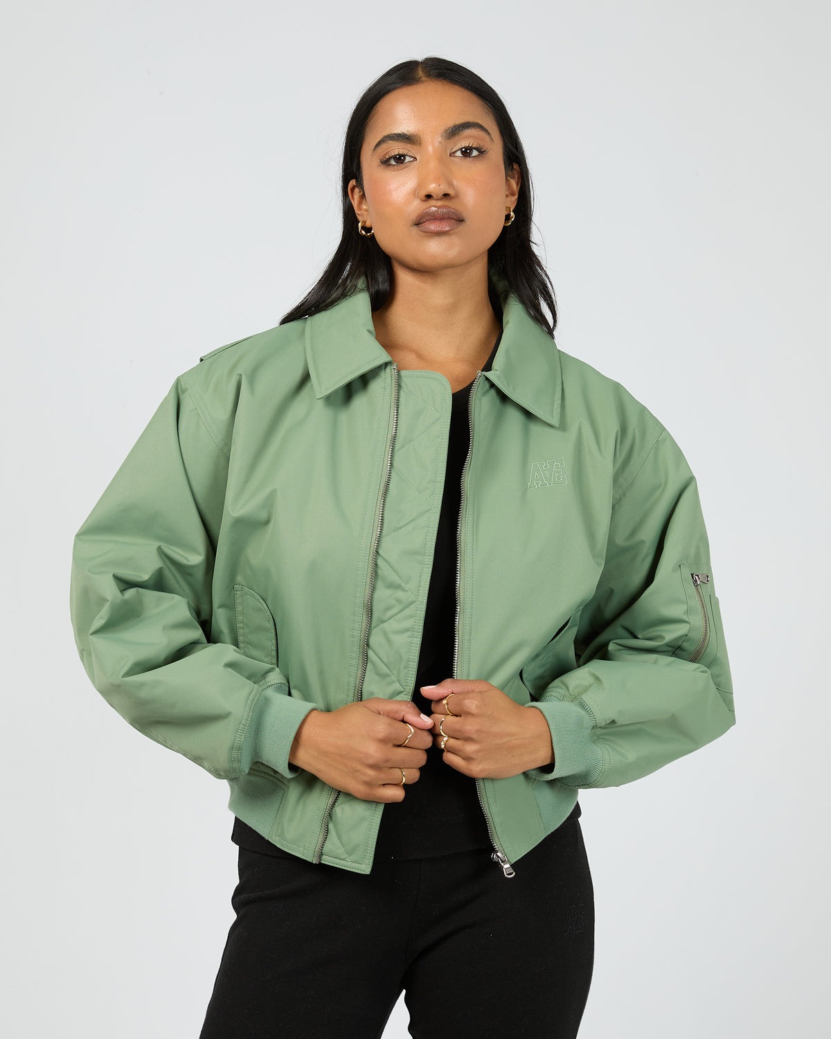 Bridget Bomber Khaki
