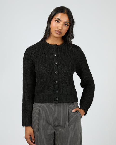 Aya Cardigan Black Edge Clothing