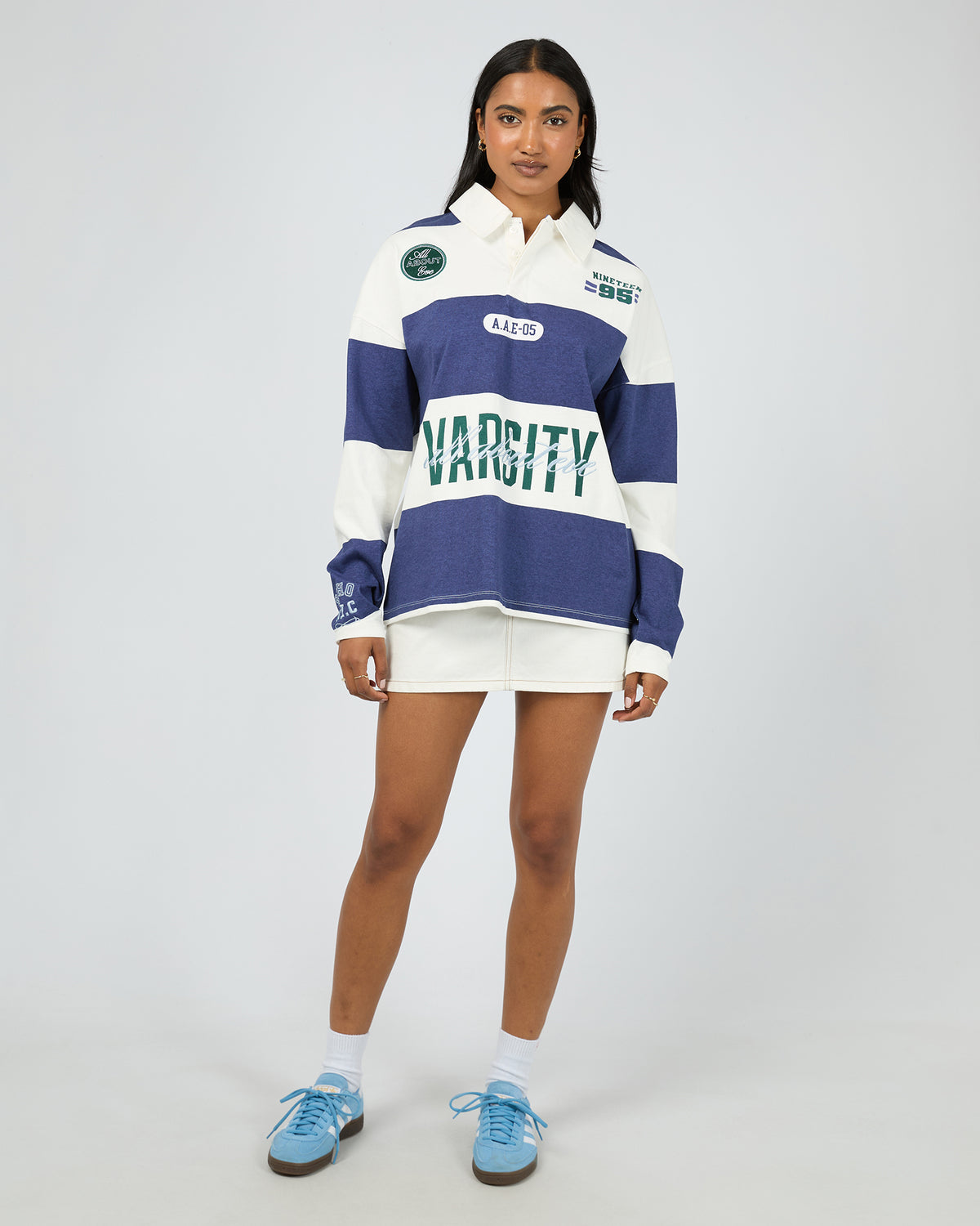 Hudson Ls Rugby Stripe