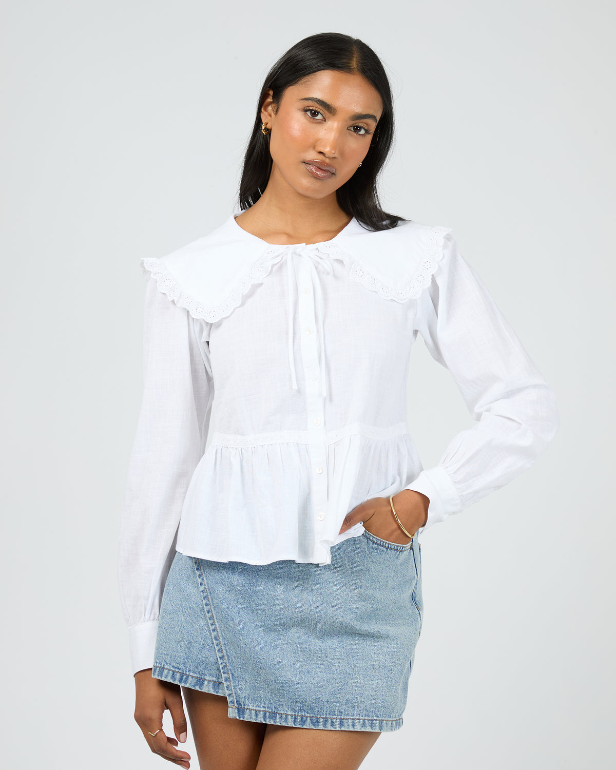 Bonnie Shirt White