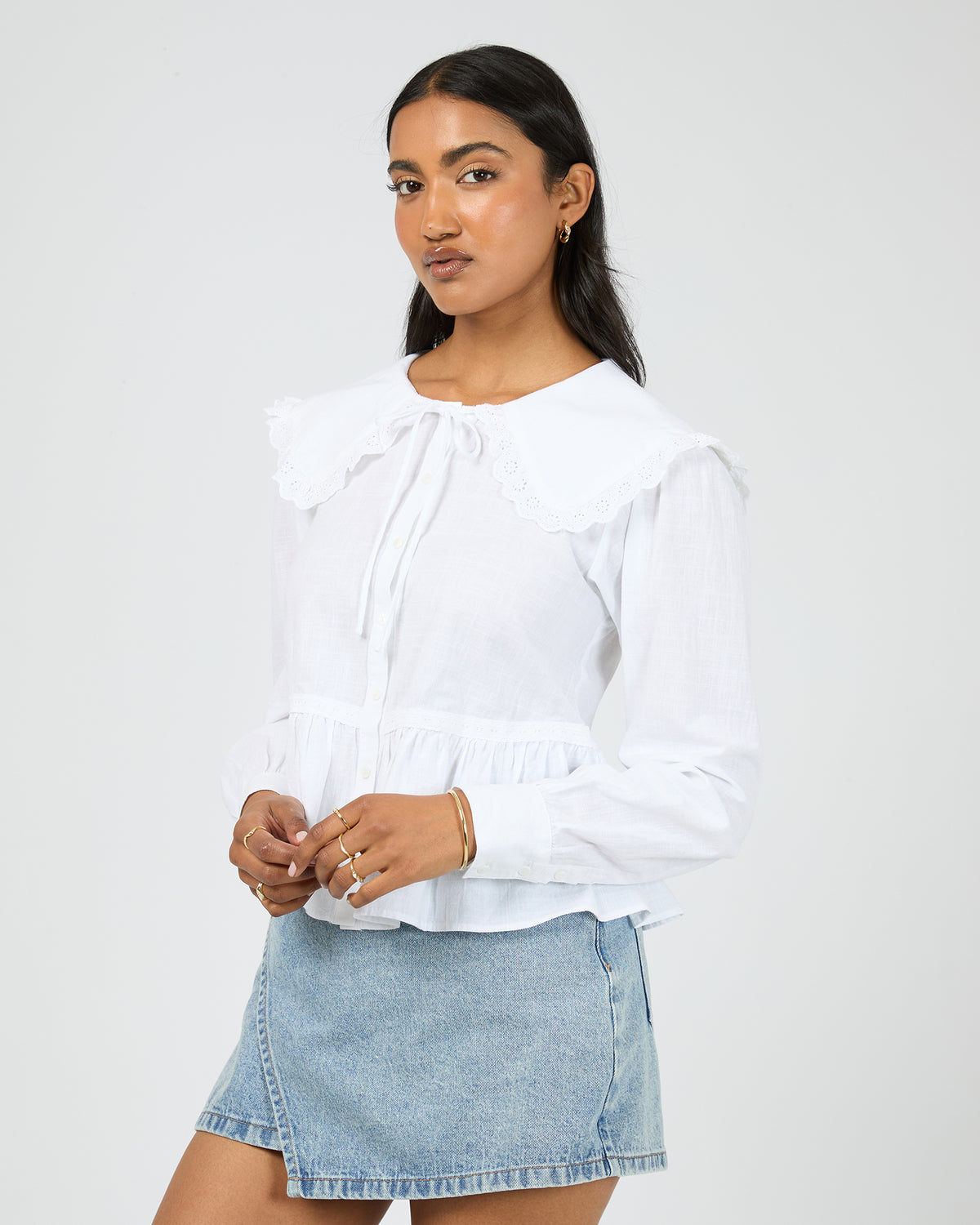 Bonnie Shirt White