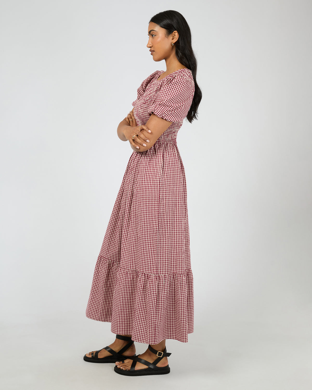 Claire Maxi Dress Wine