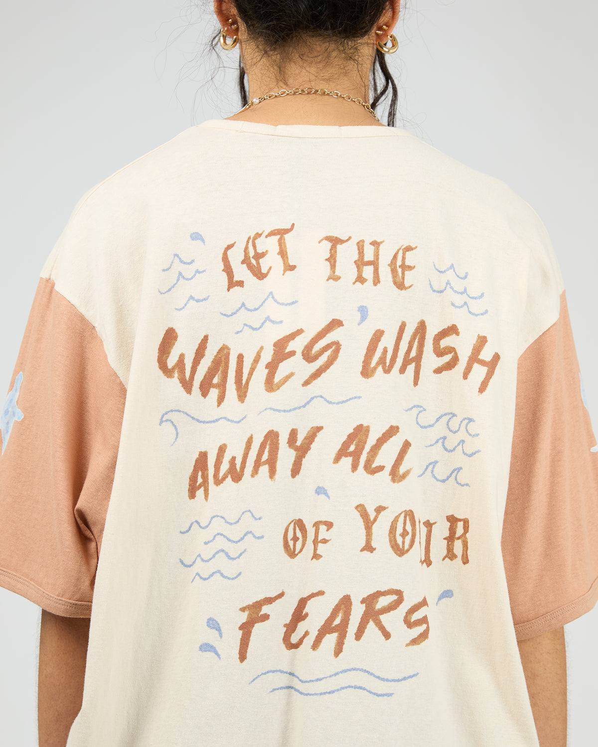 Sun Salt Sea Oversized Tee Vanilla