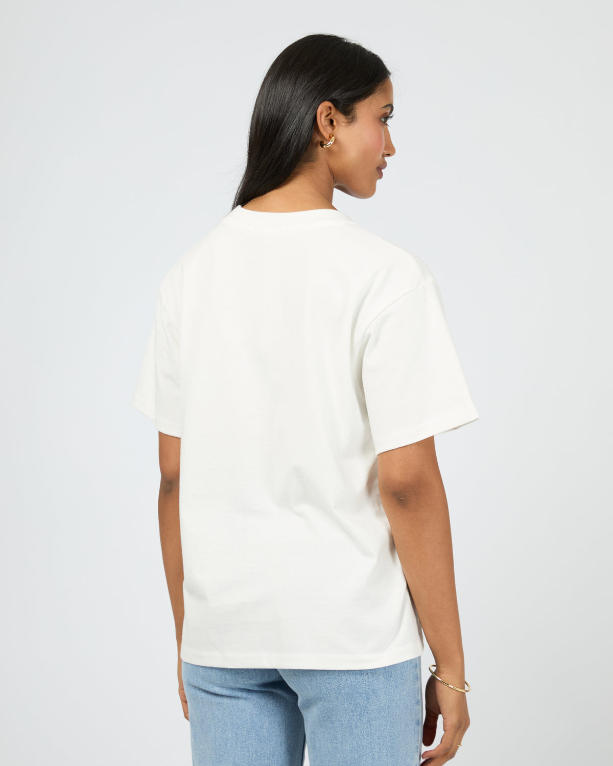 Palm Desert Box Tee Vintage White