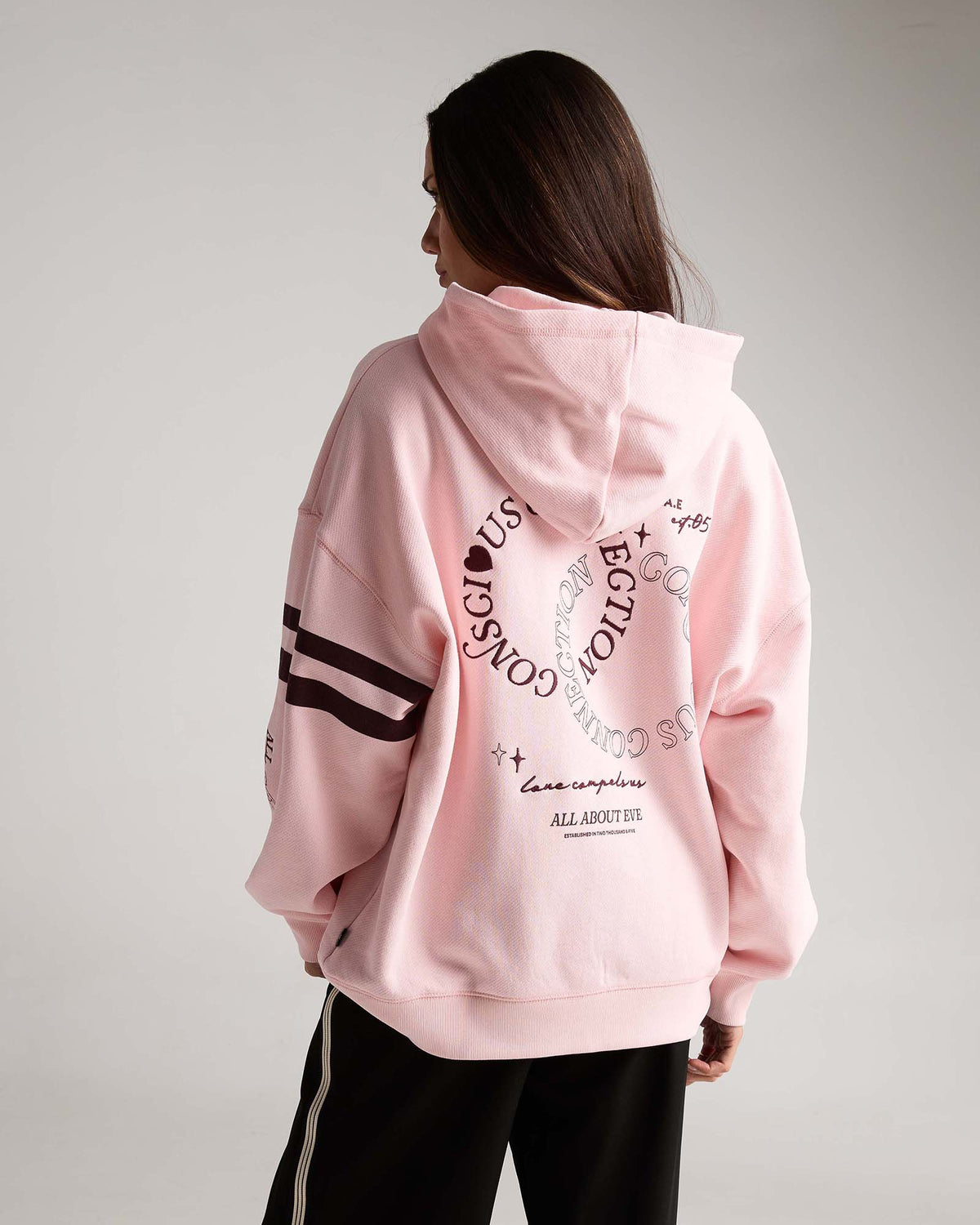 Conscious Relaxed Hoodie Pale Pink