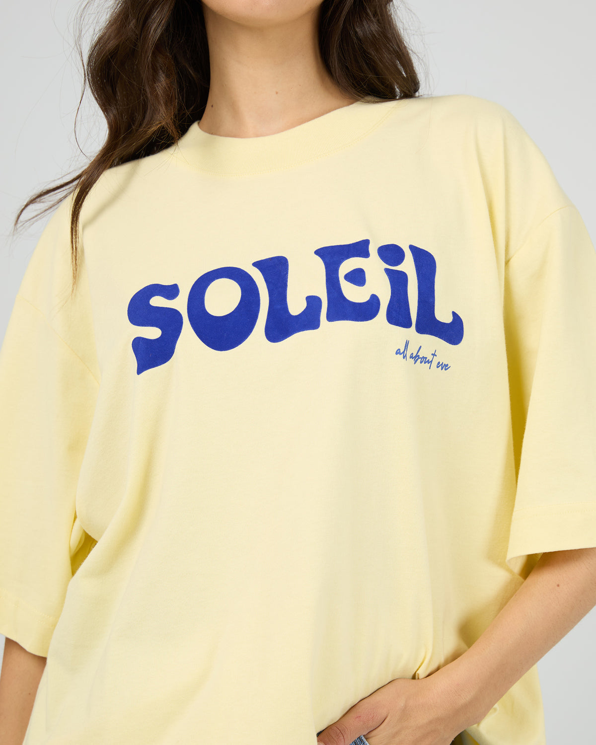 Soleil Oversized Tee Yellow
