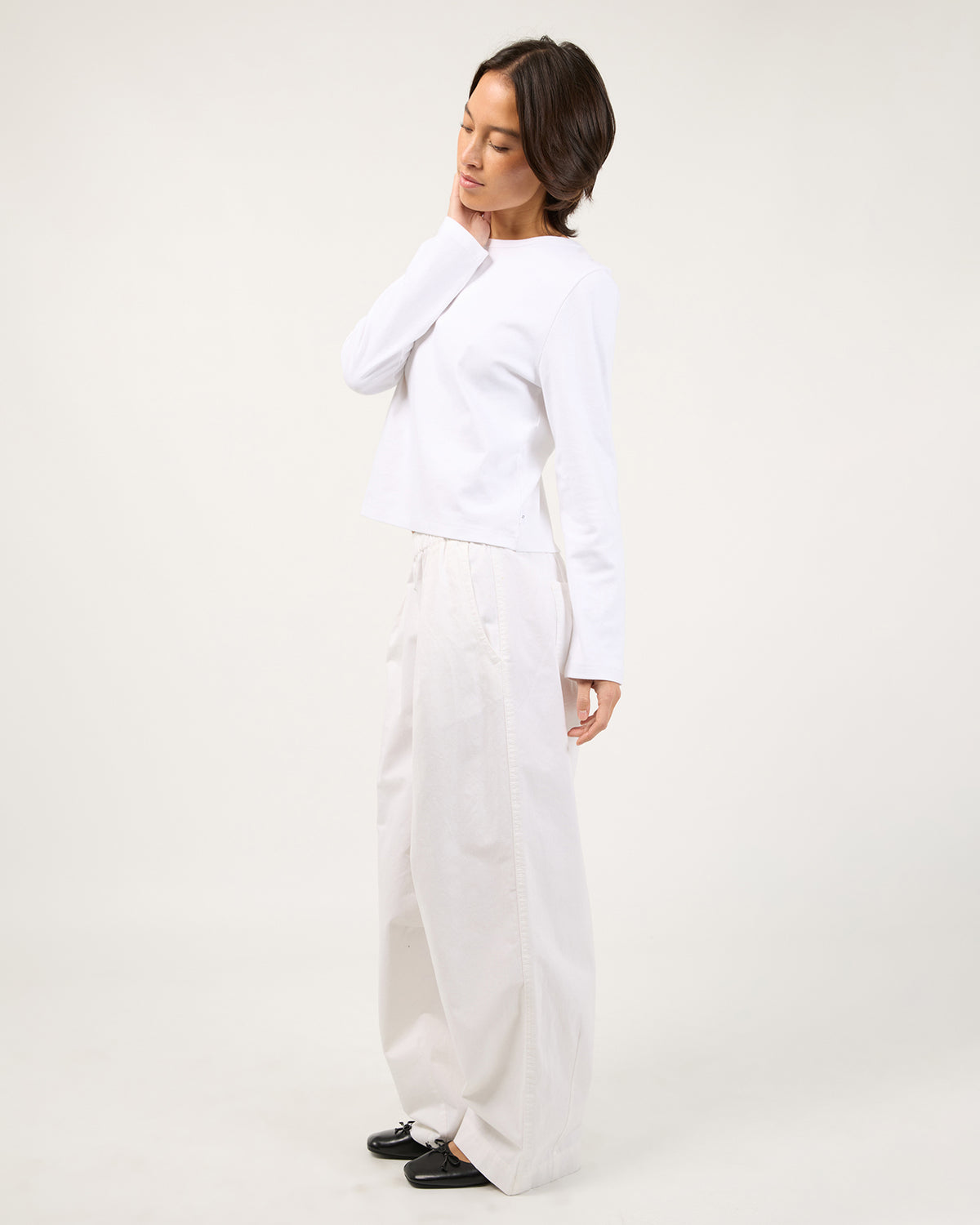 Margo Barrel Pant Vintage White