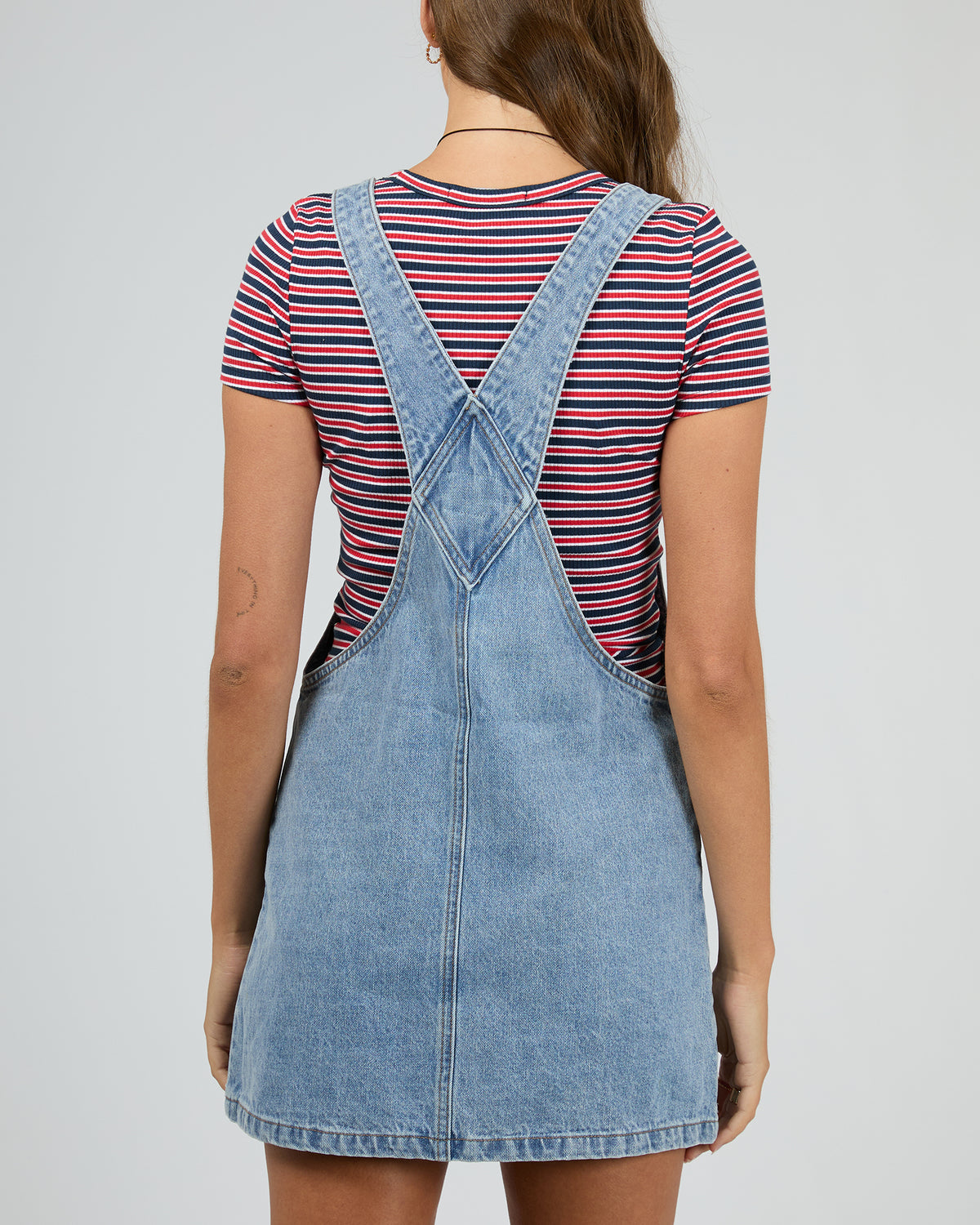 Vianna Pinafore Light Blue