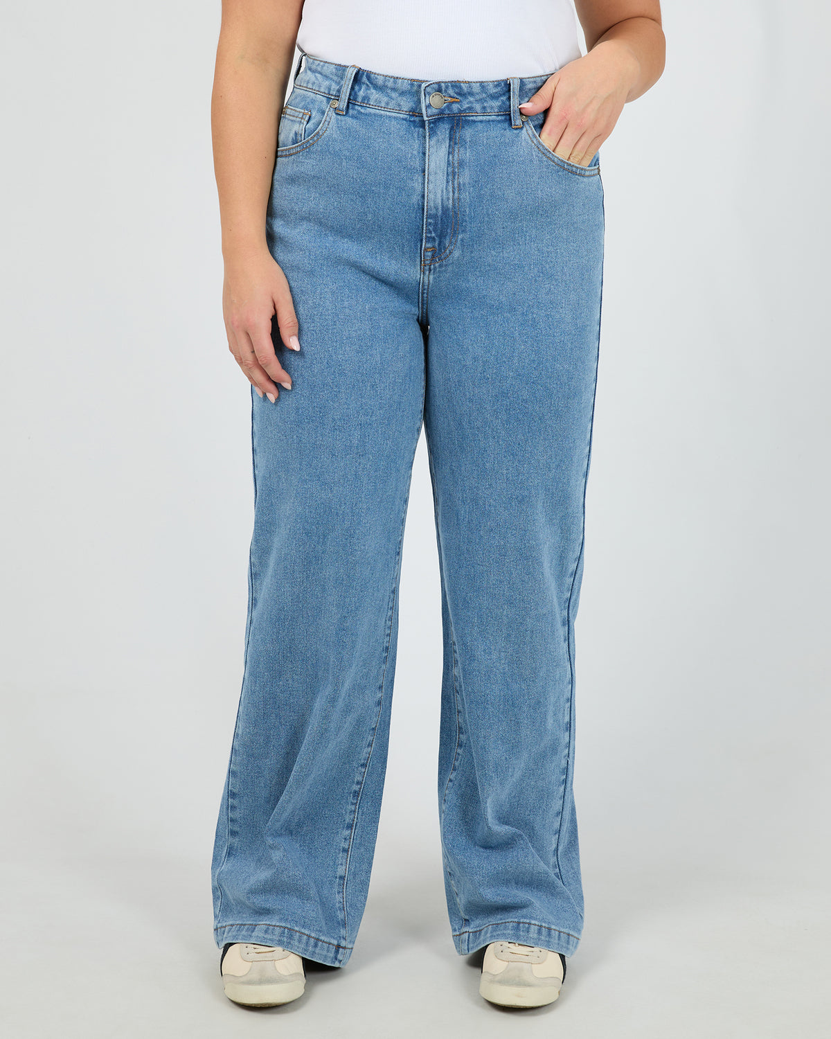 Jacqui Wide Leg Light Blue