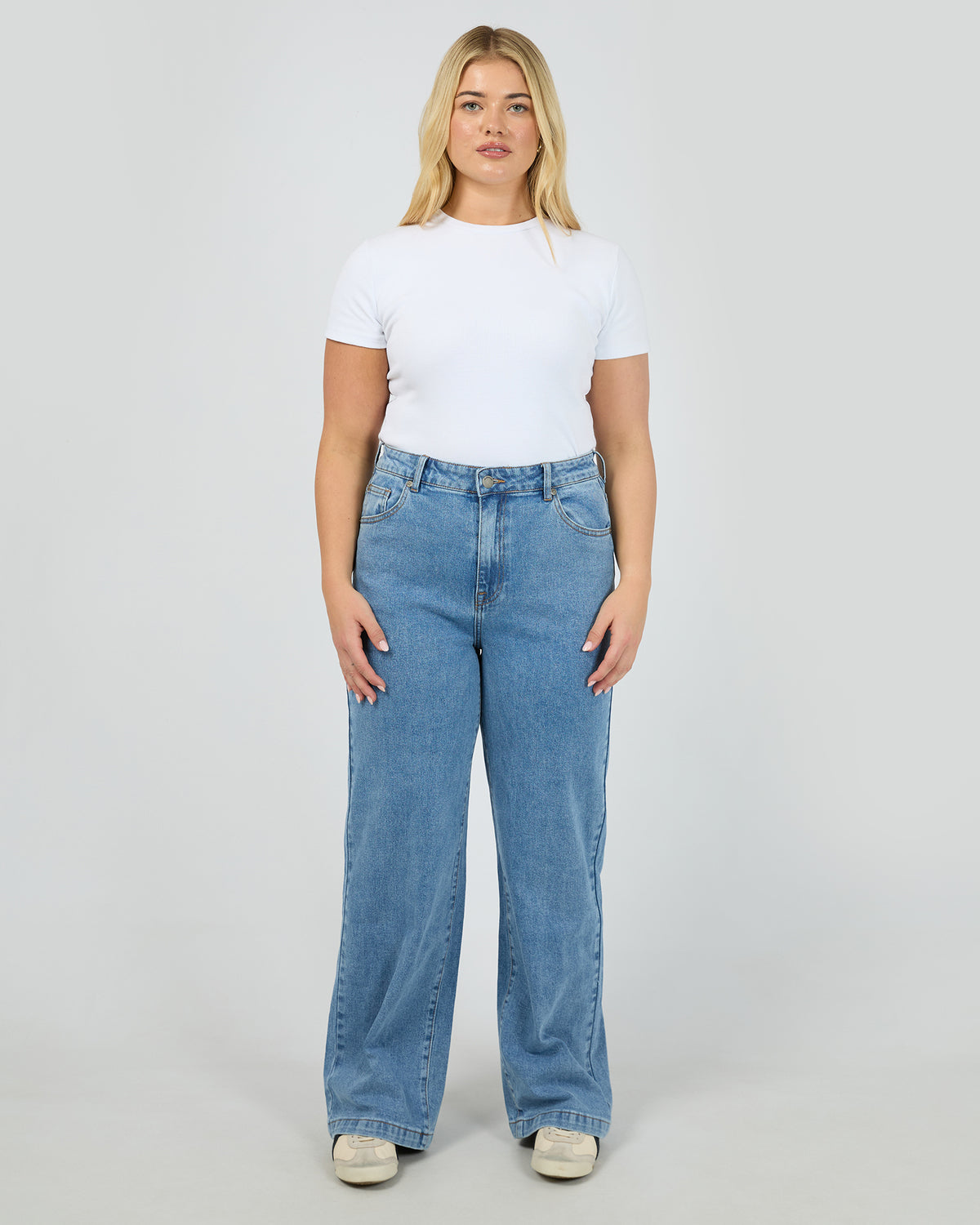 Jacqui Wide Leg Light Blue