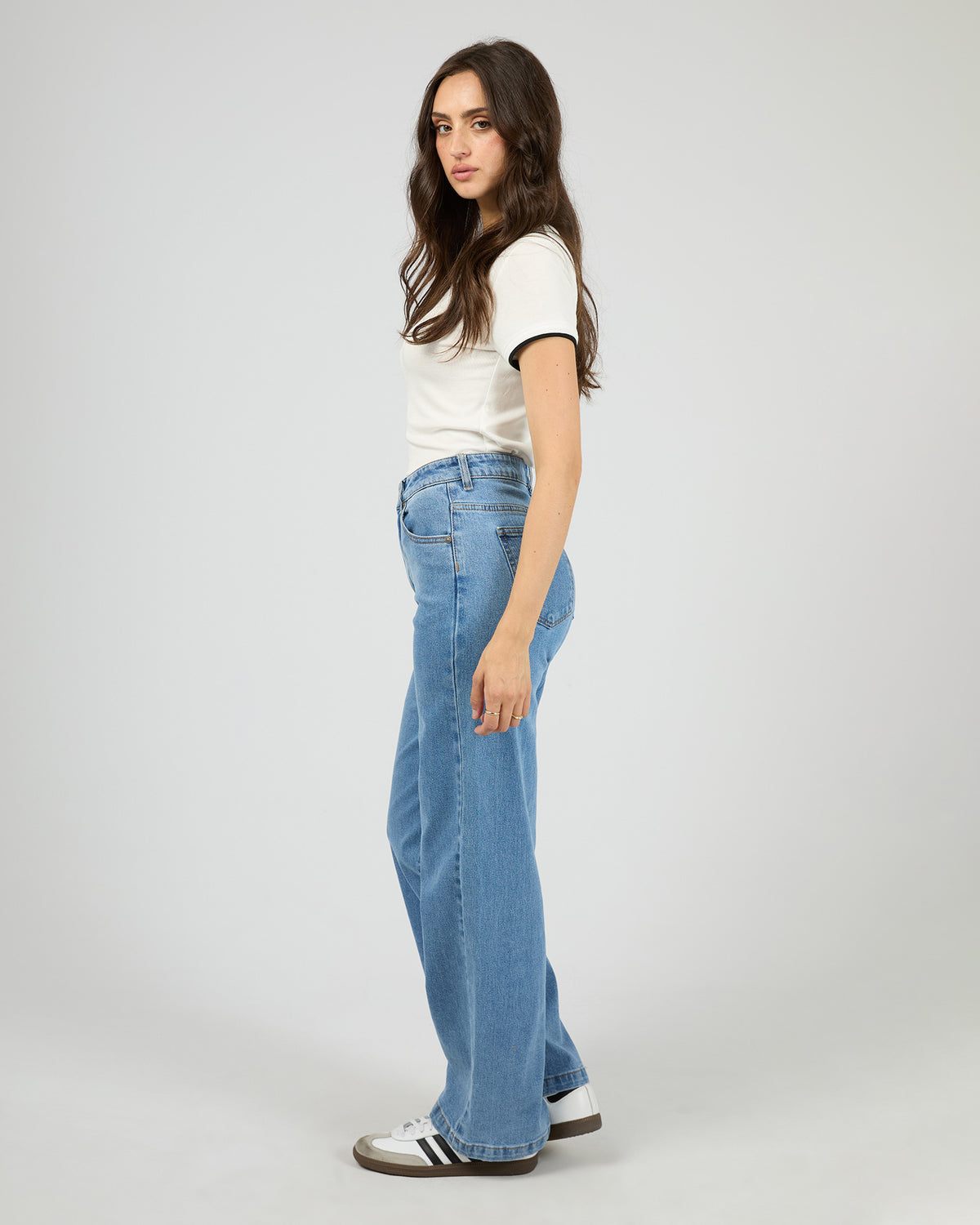 Jacqui Wide Leg Light Blue