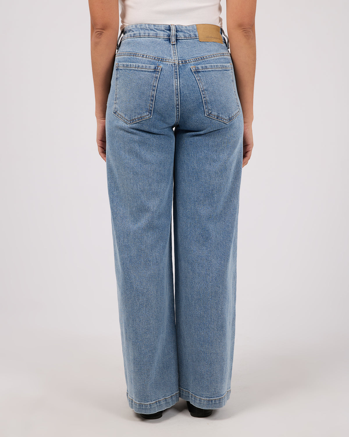 Jacqui Wide Leg Petite Light Blue