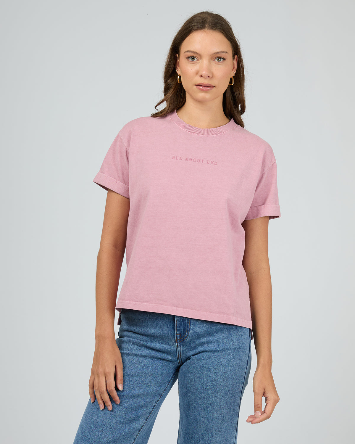Aae Washed Tee Quartz Pink