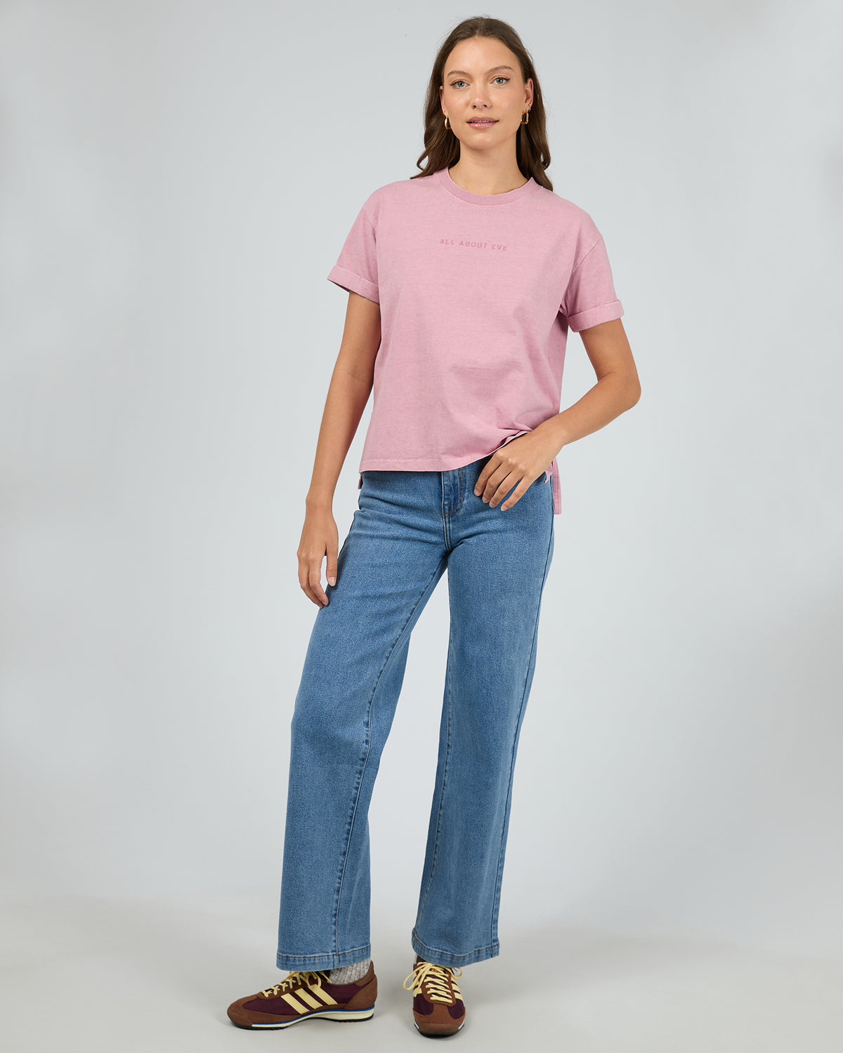 Aae Washed Tee Quartz Pink