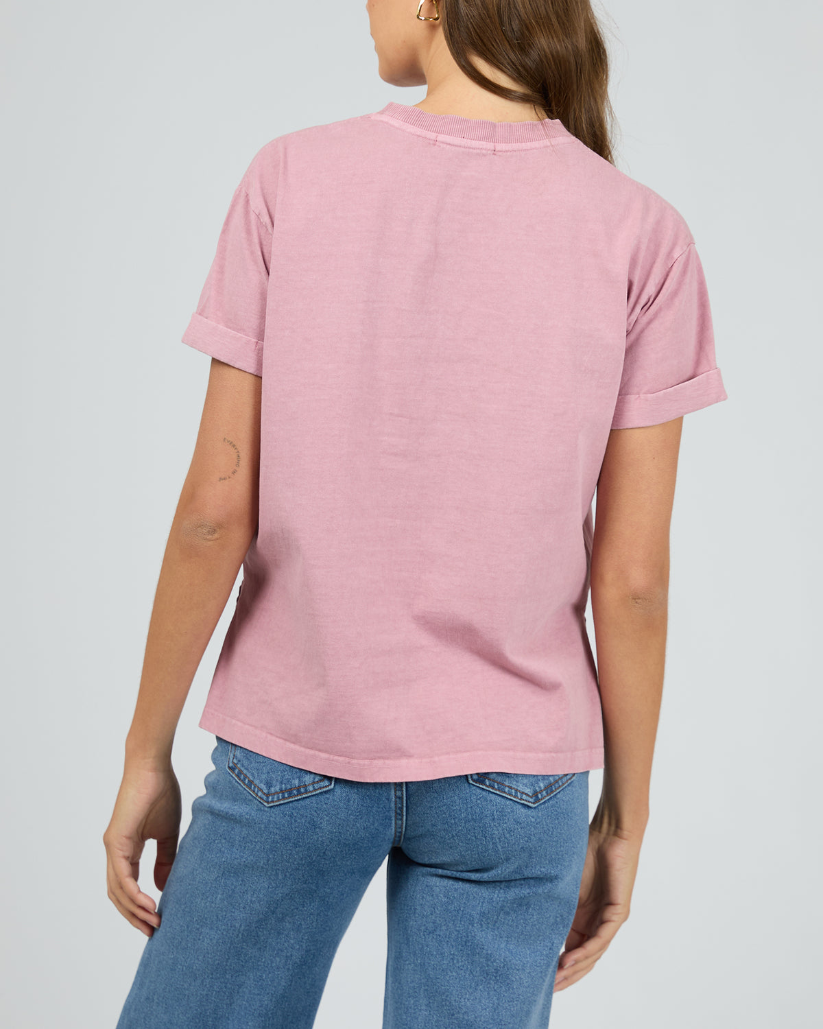 Aae Washed Tee Quartz Pink