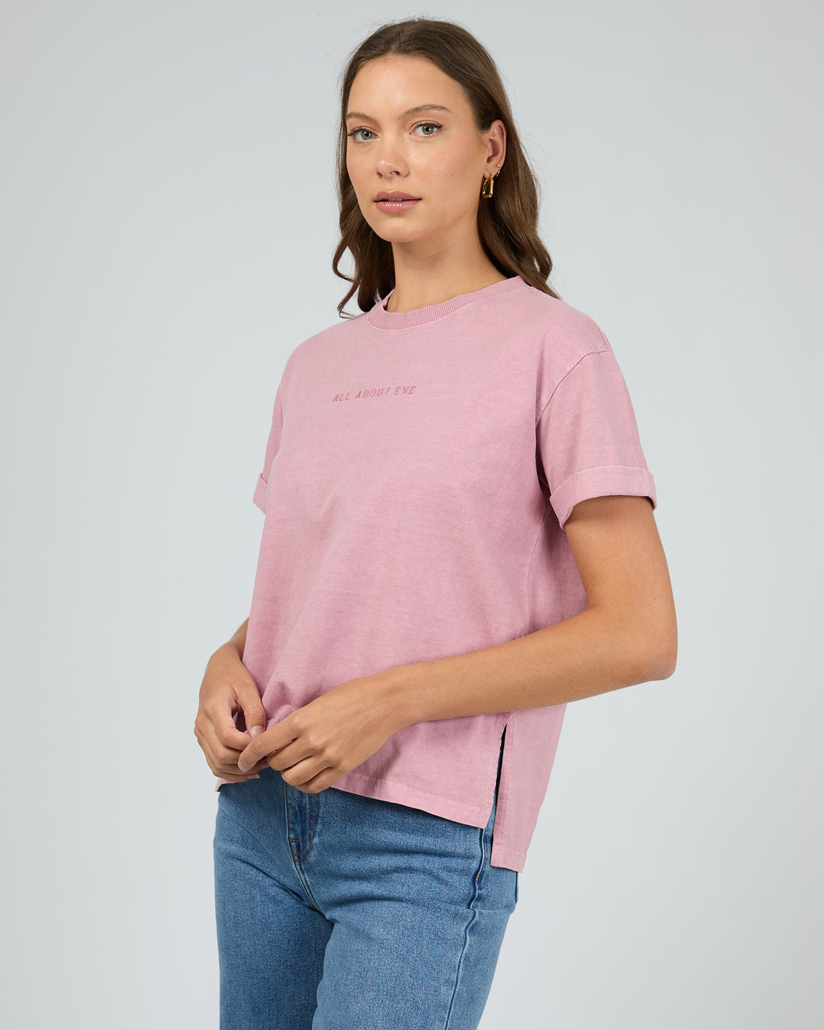 Aae Washed Tee Quartz Pink