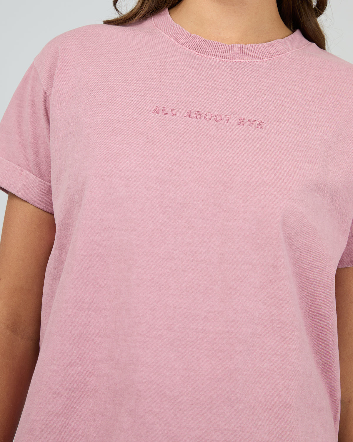 Aae Washed Tee Quartz Pink