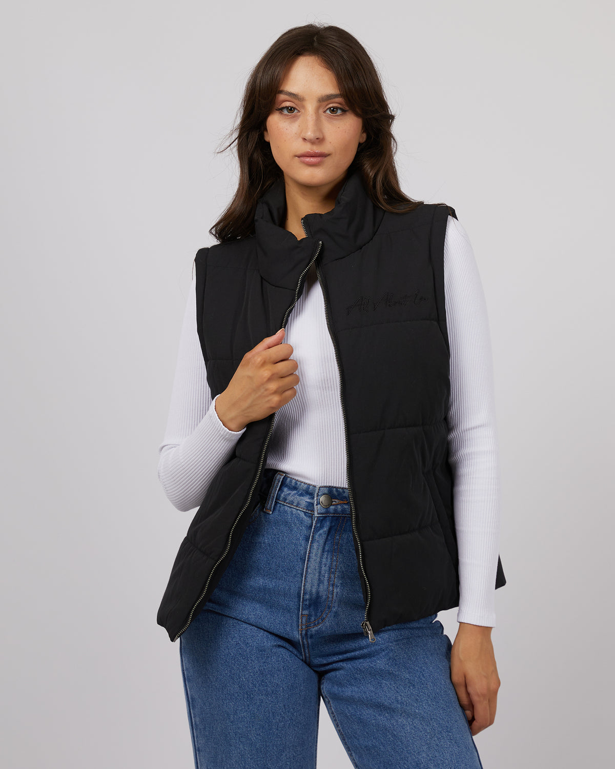 Classic Puffer Vest Black