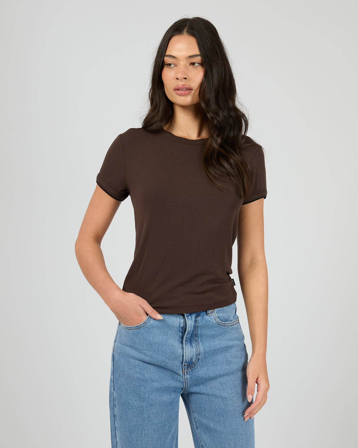 Aae Layers Tee Brown