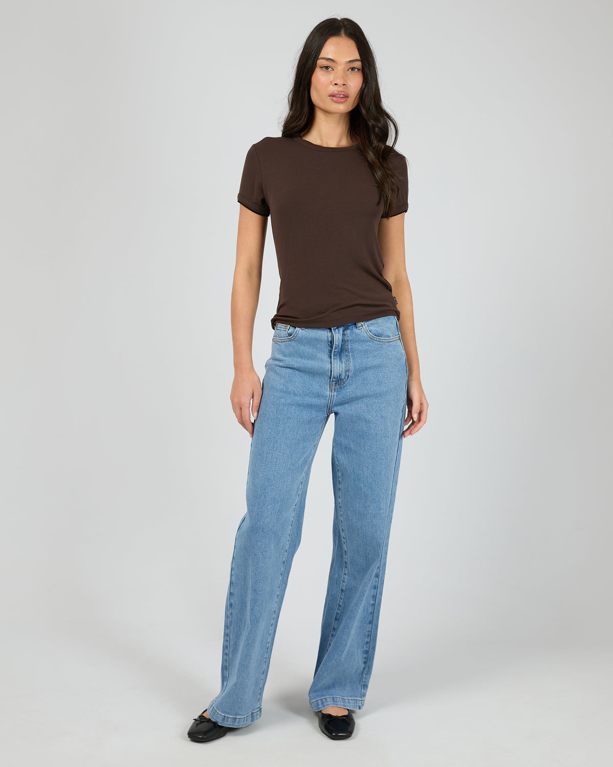 Aae Layers Tee Brown